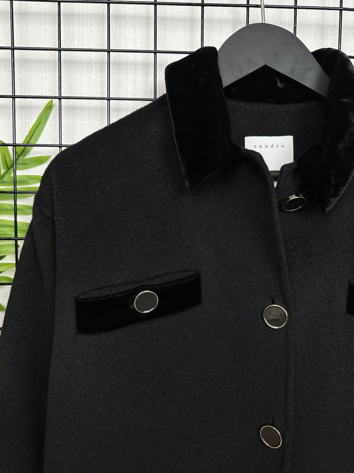 Sandro Sandro Paris NEW collections Women jacket wool size 38 Size S / US 4 / IT 40 - 5 Thumbnail