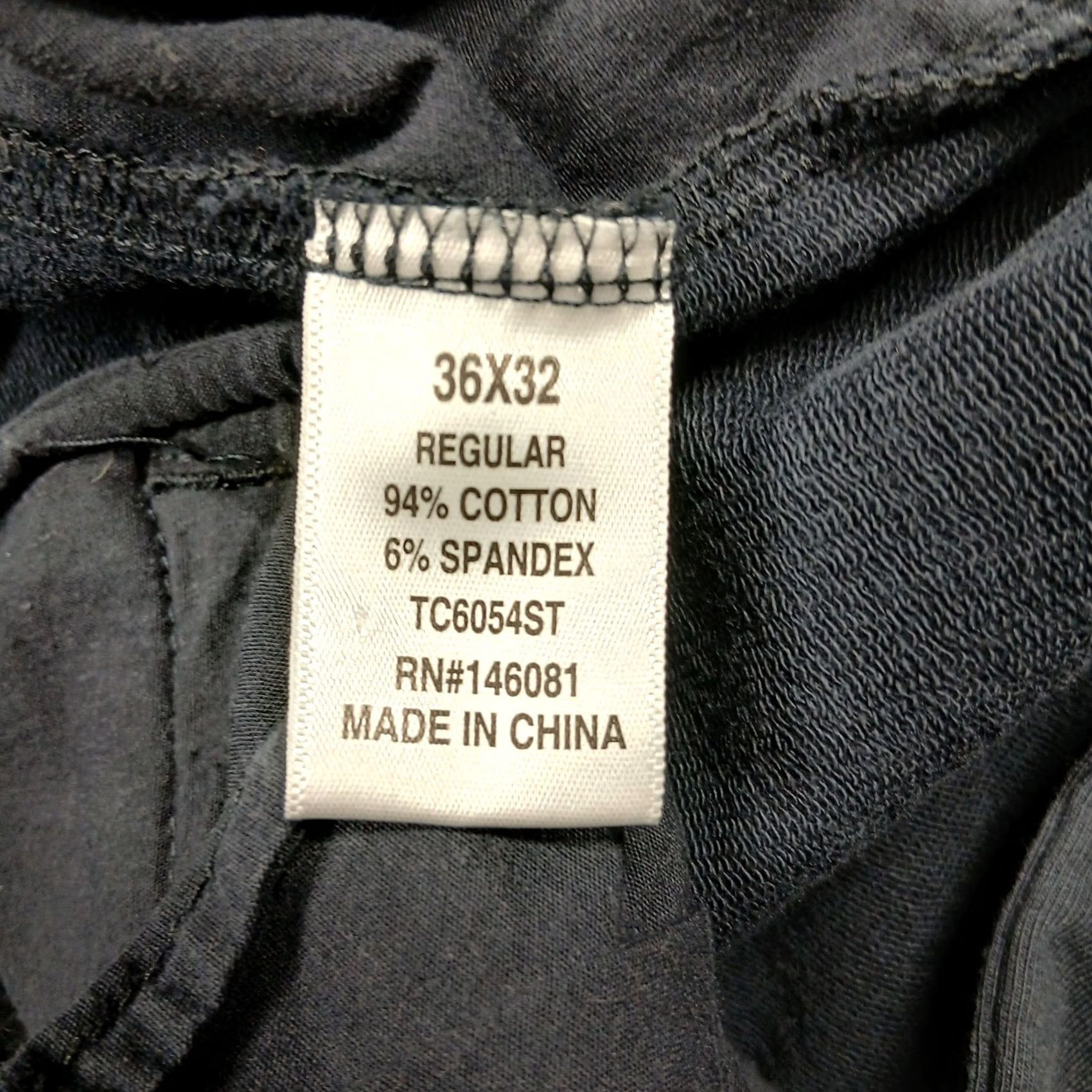Vintage Sweat Tailor Everyday Everywear Pants Men 36x32 Chino Slim Straight Navy Blue Stretch Cotton Blend Five-Pocket Size US 36 / EU 52 - 5 Thumbnail