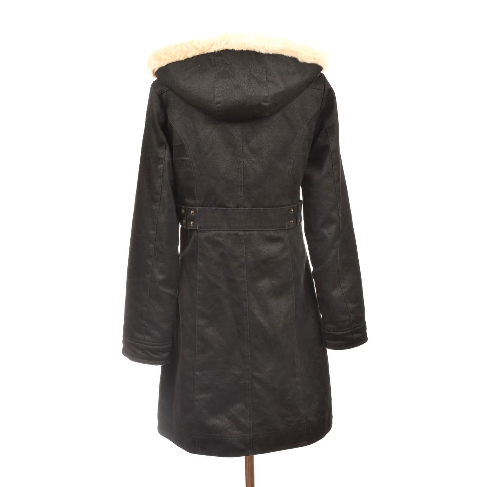 Vintage HoodLamb DDP Hemp Blend Black Coat Jacket Women S Coat Overcoat XS? Size S / US 4 / IT 40 - 5 Thumbnail