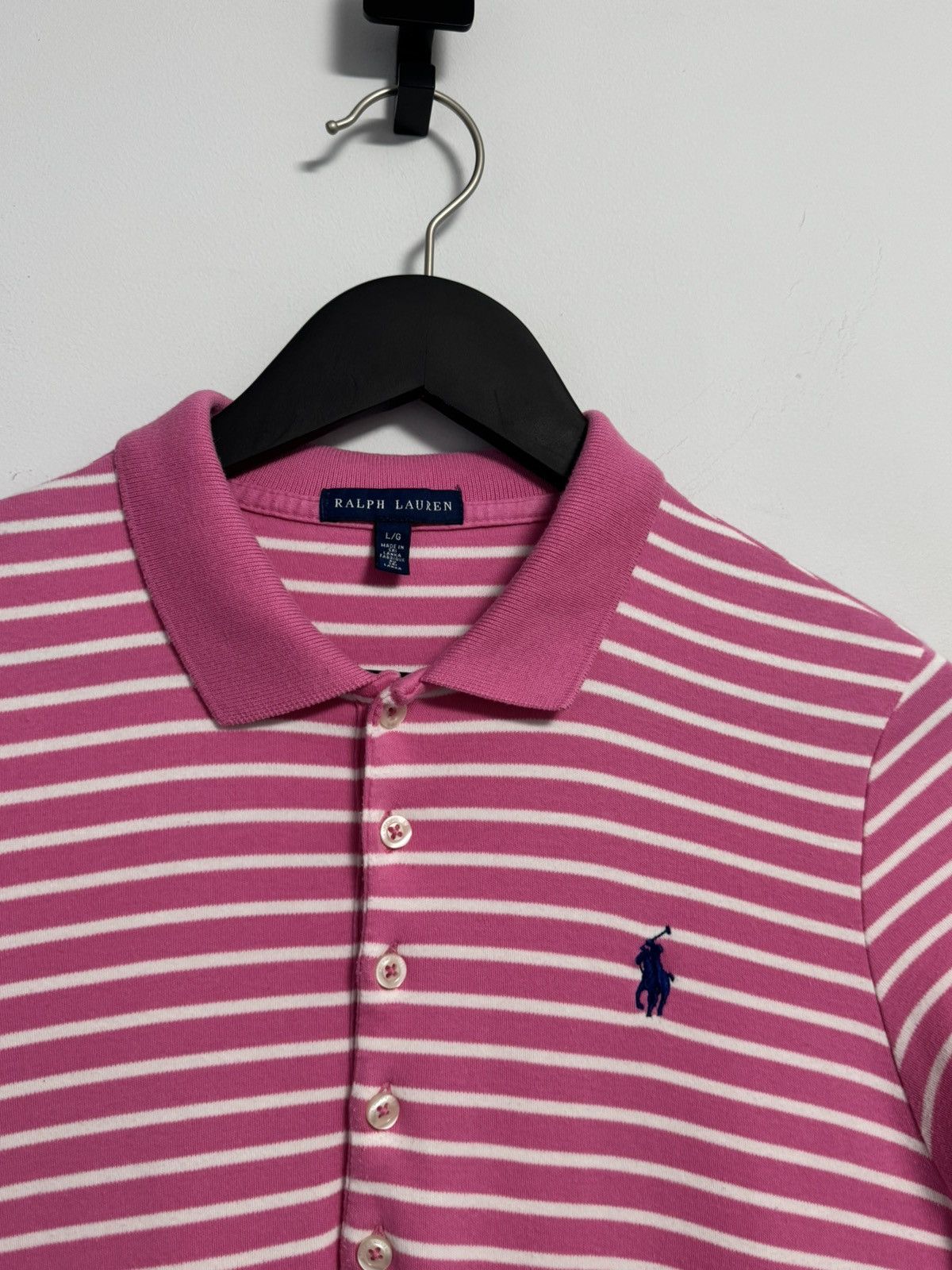Ralph Lauren Ralph Lauren Striped Cotton Polo Dress Size L / US 10 / IT 46 - 3 Thumbnail