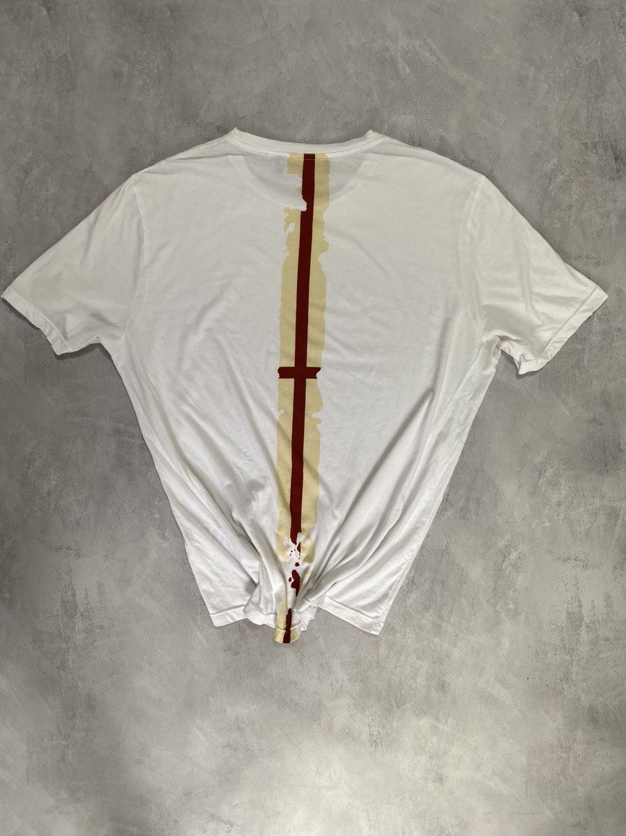 Vintage 🙏 Vintage T Shirt Religion Big Back Logo Size US XL / EU 56 / 4 - 4 Thumbnail