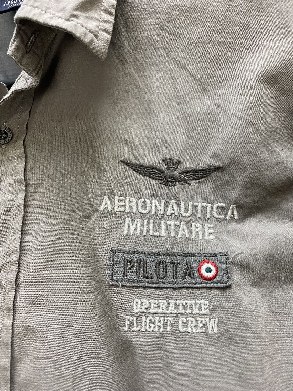 Other Aeronautica Militare Military Shirt Flight Pilot Italy Size US L / EU 52-54 / 3 - 14 Thumbnail