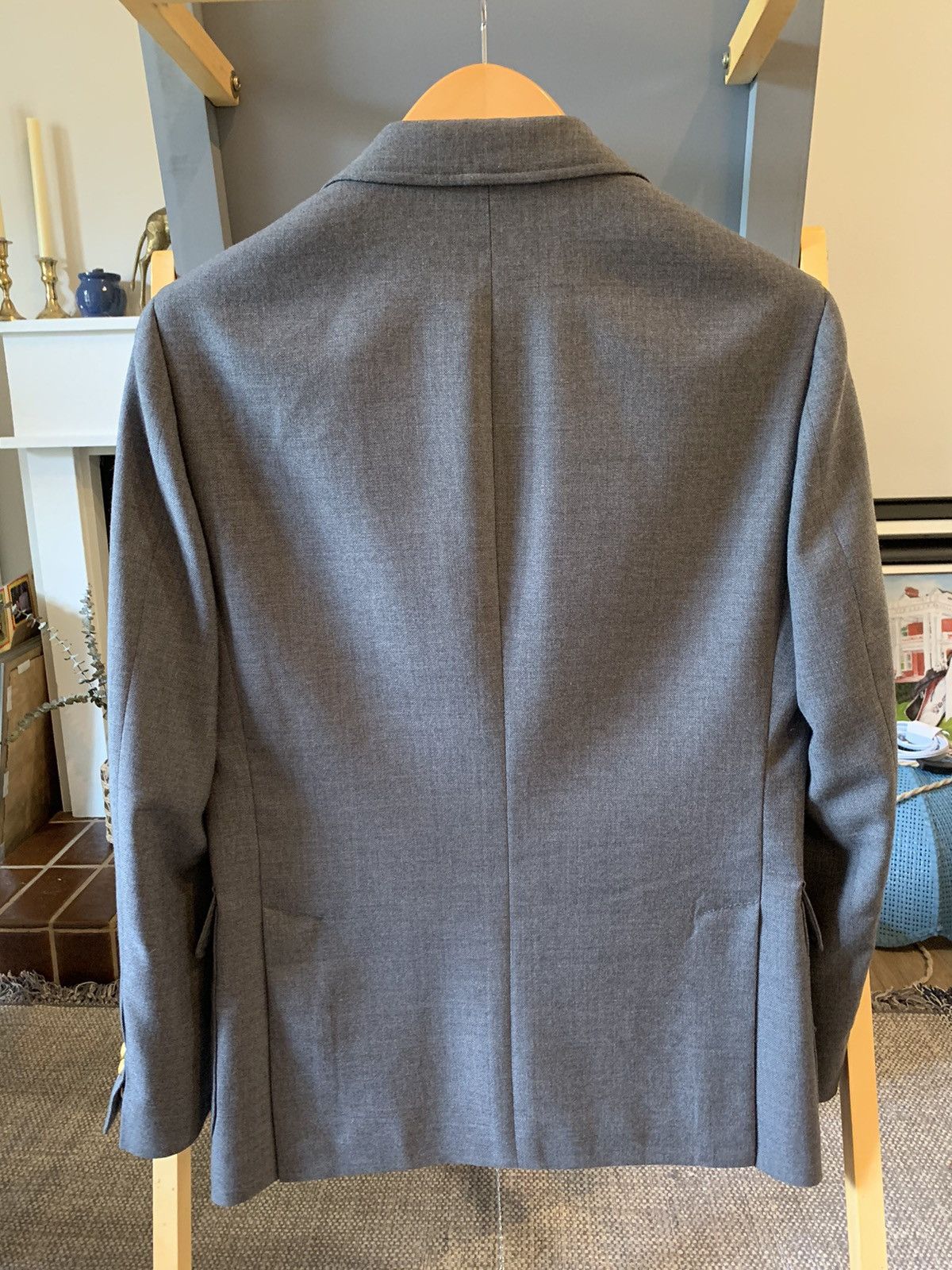 Gant Rugger Grey Hopsack Blazer - Gant Rugger Size 36S - 2 Thumbnail