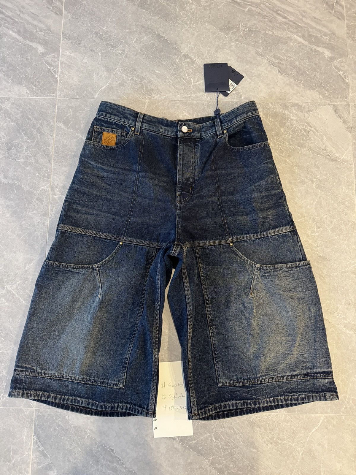 Louis Vuitton Denim Workwear Shorts Size US 33 - 1 Thumbnail