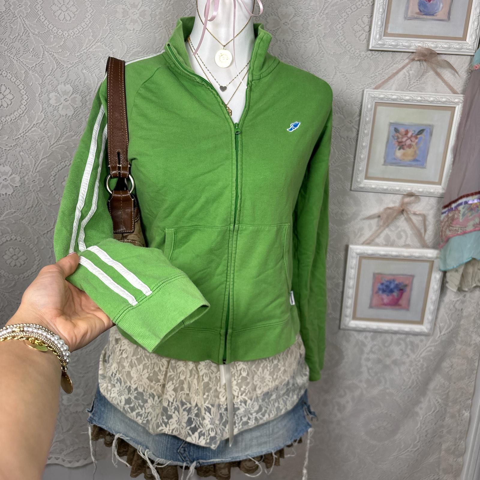 Abercrombie & Fitch vintage Abercrombie & fitch green zip up Size M / US 6-8 / IT 42-44 - 1 Thumbnail