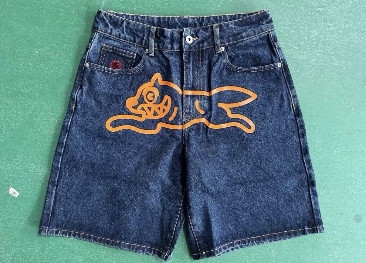 Billionaire Boys Club Billionaire Boys Club BBC Flying Dog Denim Shorts Size US 34 / EU 50 - 3 Thumbnail