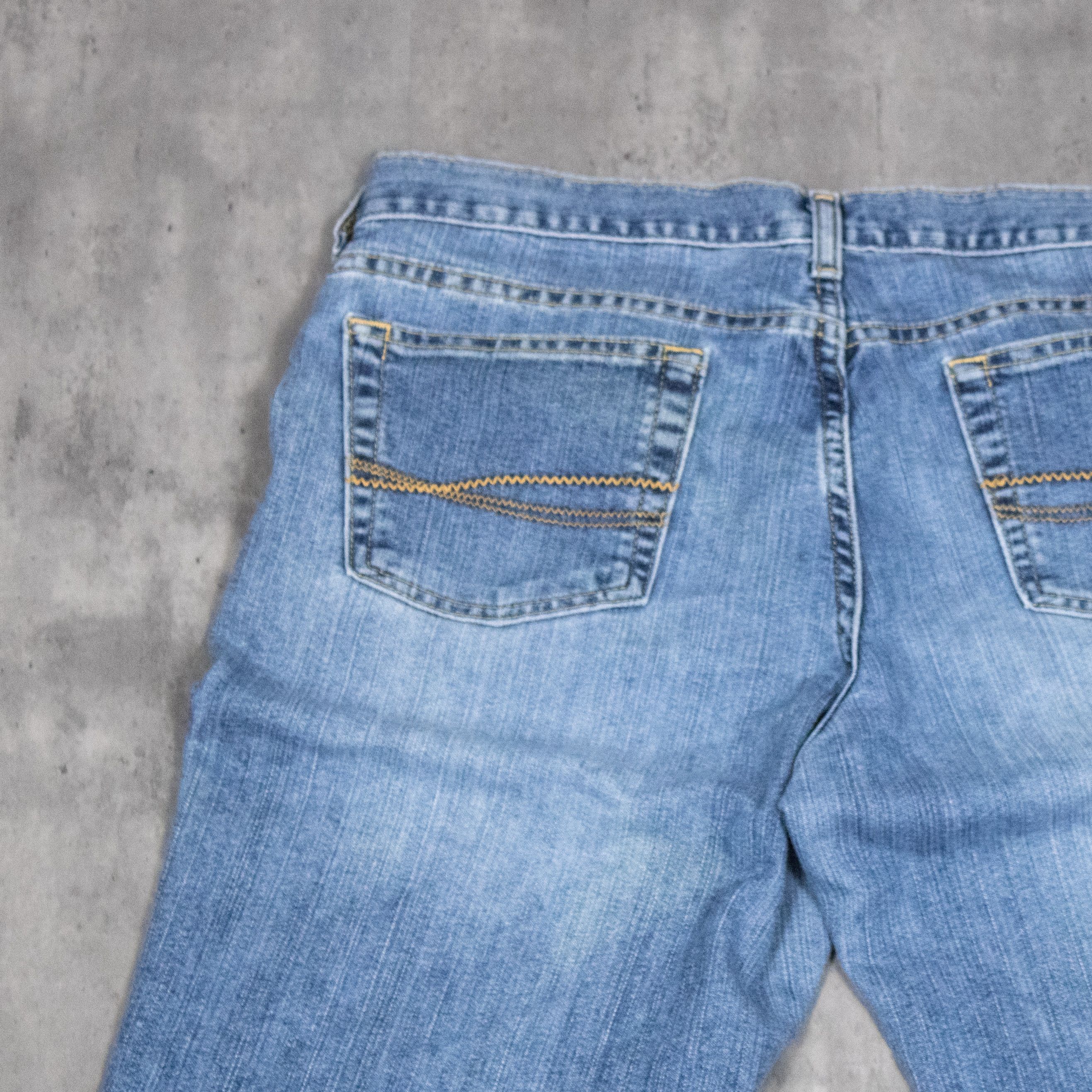 Japanese Brand Y2K 2000's Midwash Baggy Relax Fit Wide JNCO Denim Pant's Size US 34 / EU 50 - 16 Thumbnail
