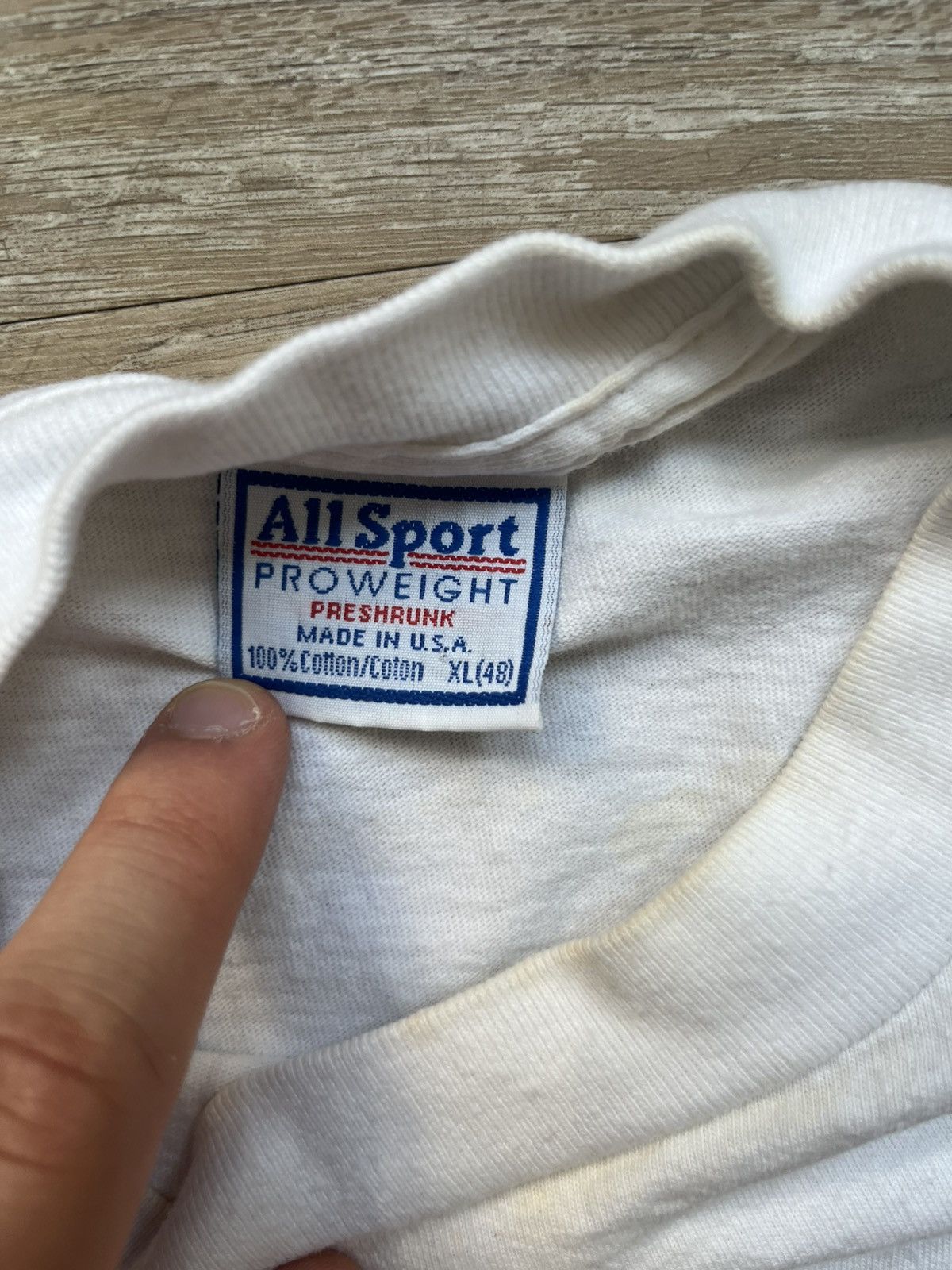 NASCAR Vintage 1993 Alan Kulwicki NASCAR Tee Size US L / EU 52-54 / 3 - 3 Thumbnail