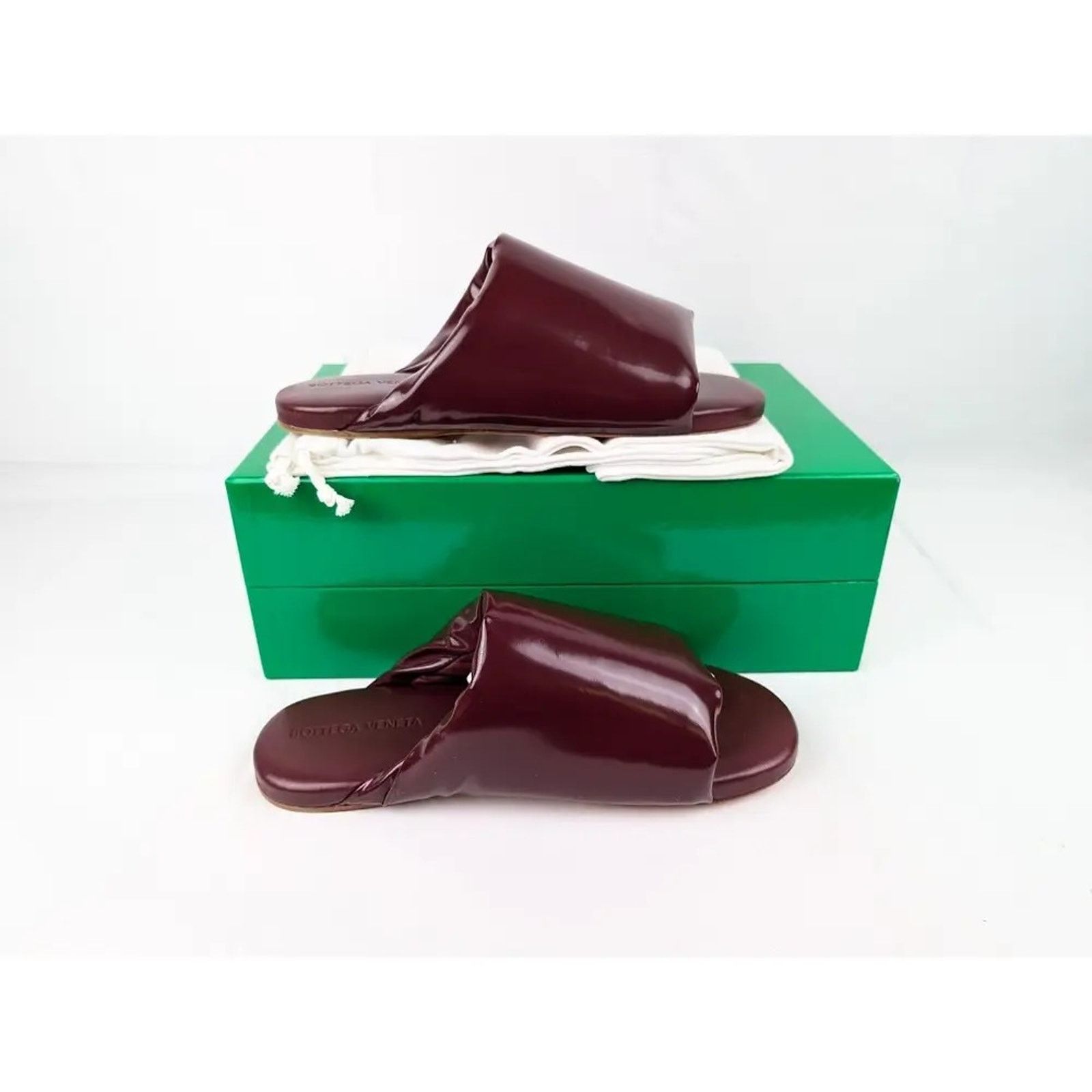 Bottega Veneta o1rshd1 Q:2 / Latex Sandal Leather in Merlot Size US 11 / EU 44 - 16 Thumbnail