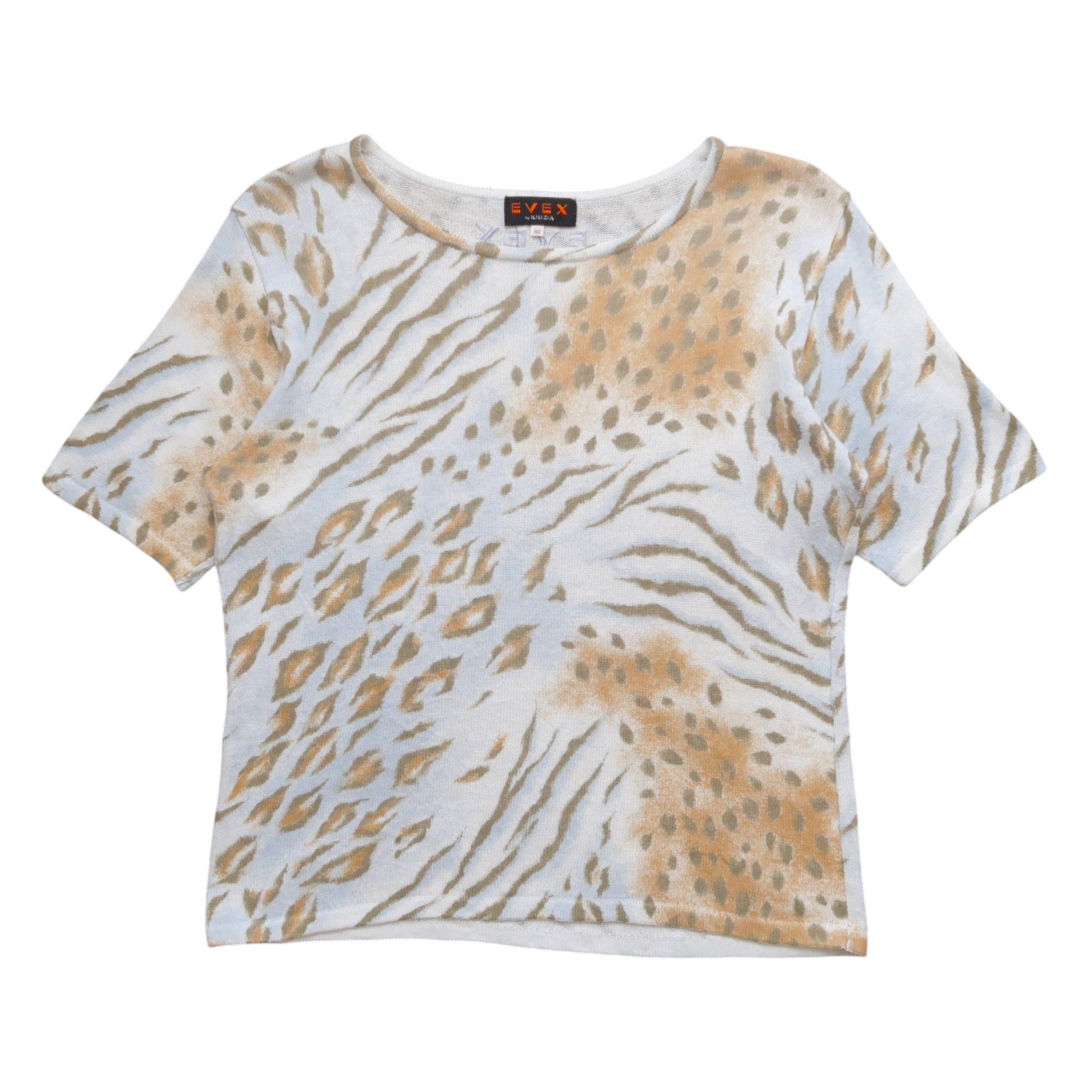 1990s Evex Krizia Jean Paul Gaultier Leopard T-Shirt