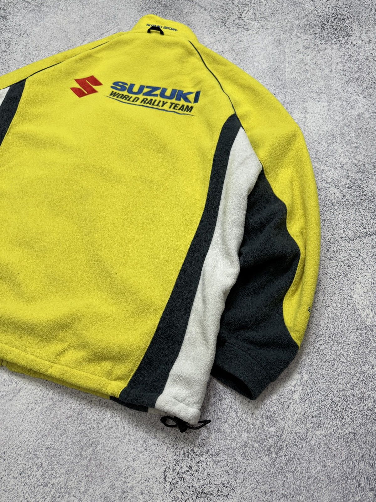 Japanese Brand VTG SUZUKI SPORT WORLD RALLY TEAM FLEECE JACKET Size US XL / EU 56 / 4 - 15 Thumbnail