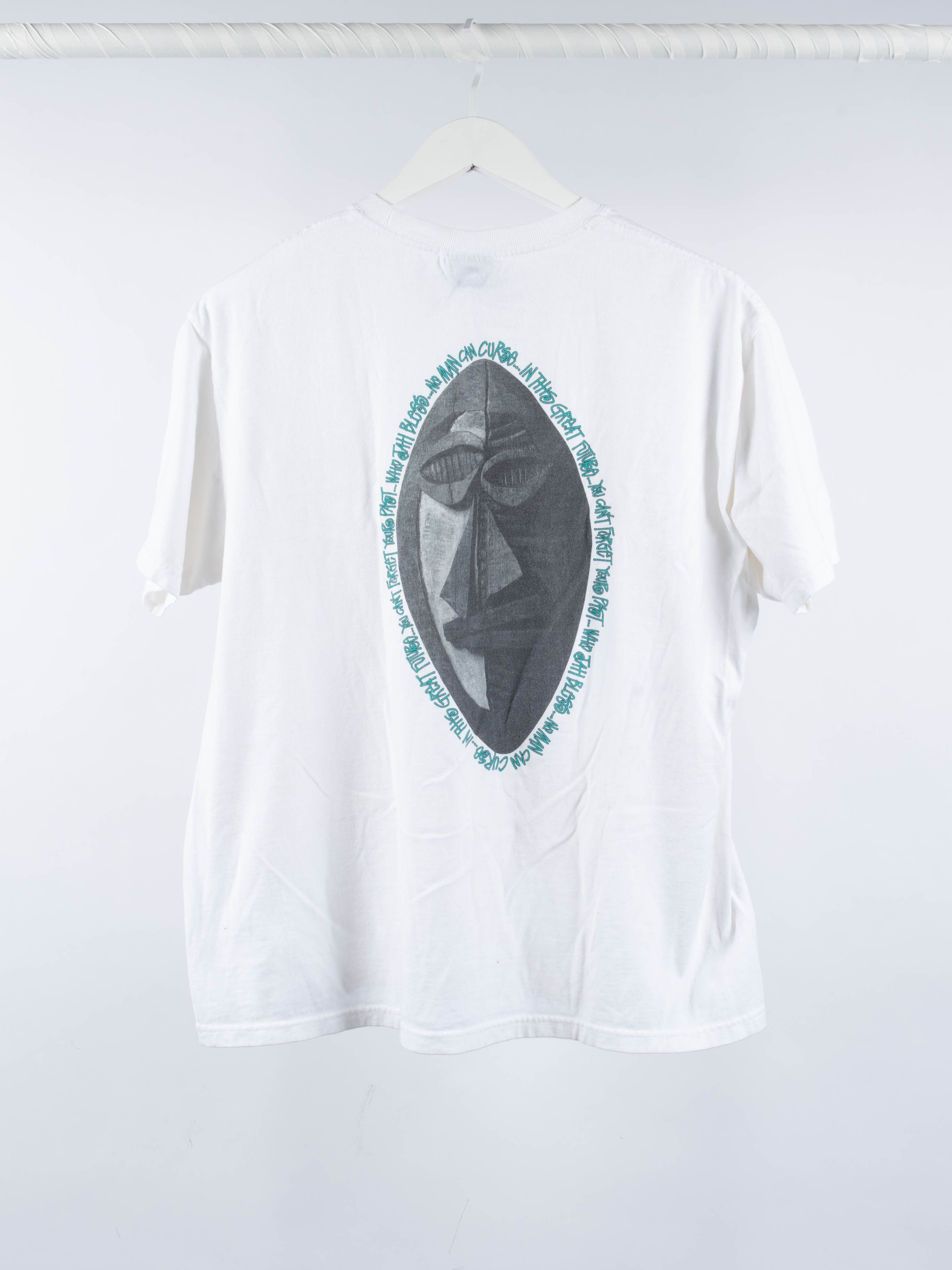 Vintage Stüssy Great Tribe Mask Tee - African Spiritual