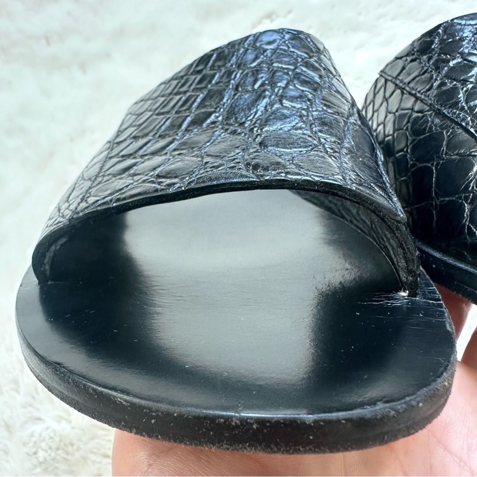 Dolce & Gabbana Dolce&Gabbana men leather slides size 8 US Authentic Size US 8 / EU 41 - 7 Thumbnail