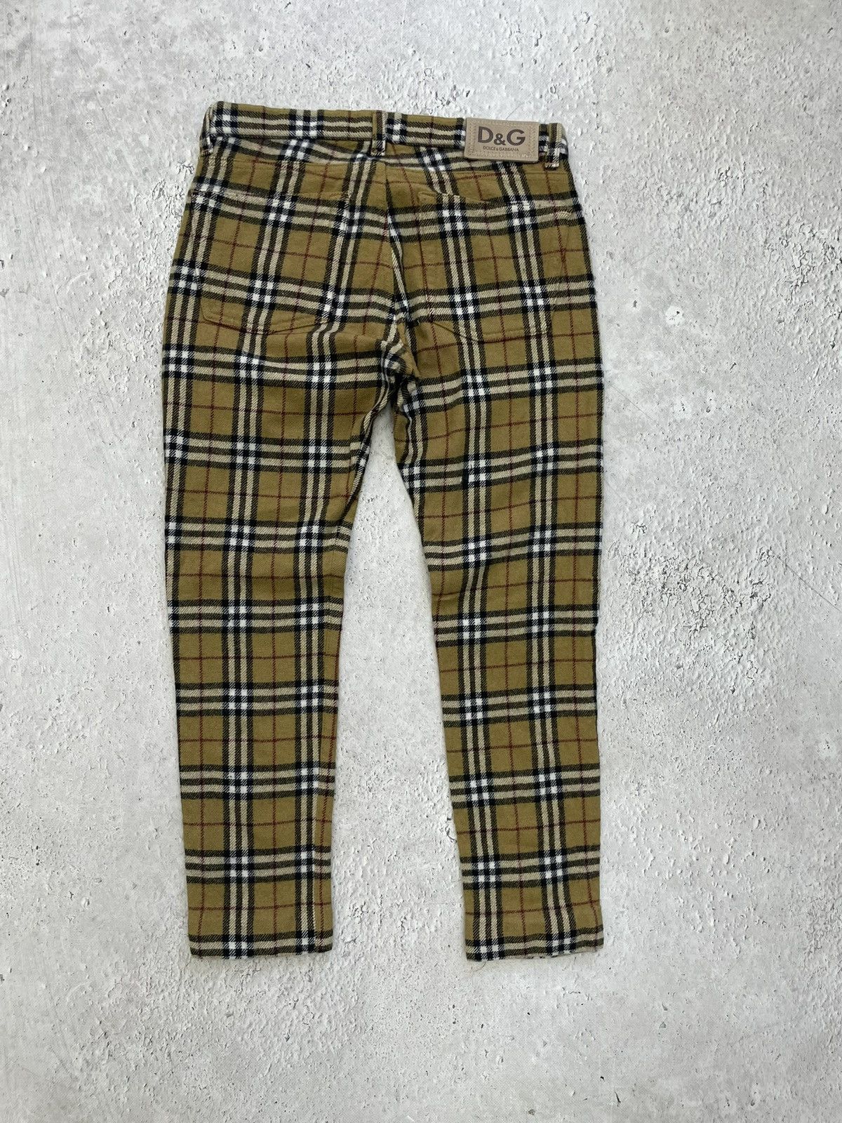 Burberry Vintage dolce Gabbana X Burberry nova check slim pants Size US 33 - 8 Thumbnail