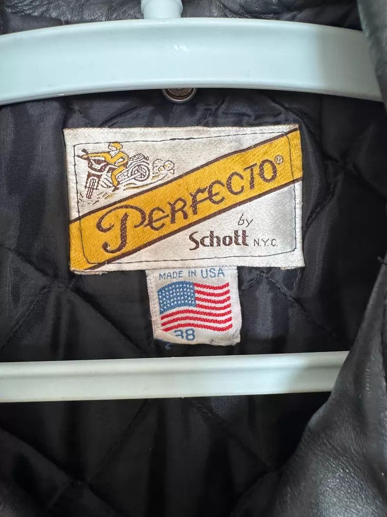 Schott Schott 618 classic motorcycle leather jacket Size US XS / EU 42 / 0 - 1 Thumbnail