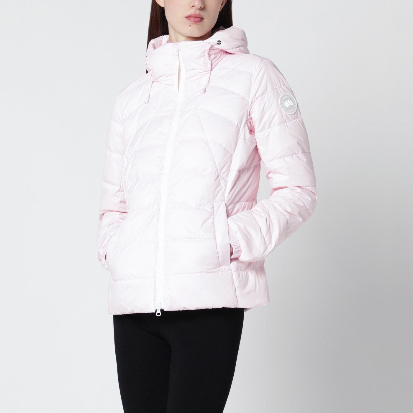 Canada Goose Canada Goose Abbott Hooded Jacket With White Patch Size S / US 4 / IT 40 - 1 Thumbnail