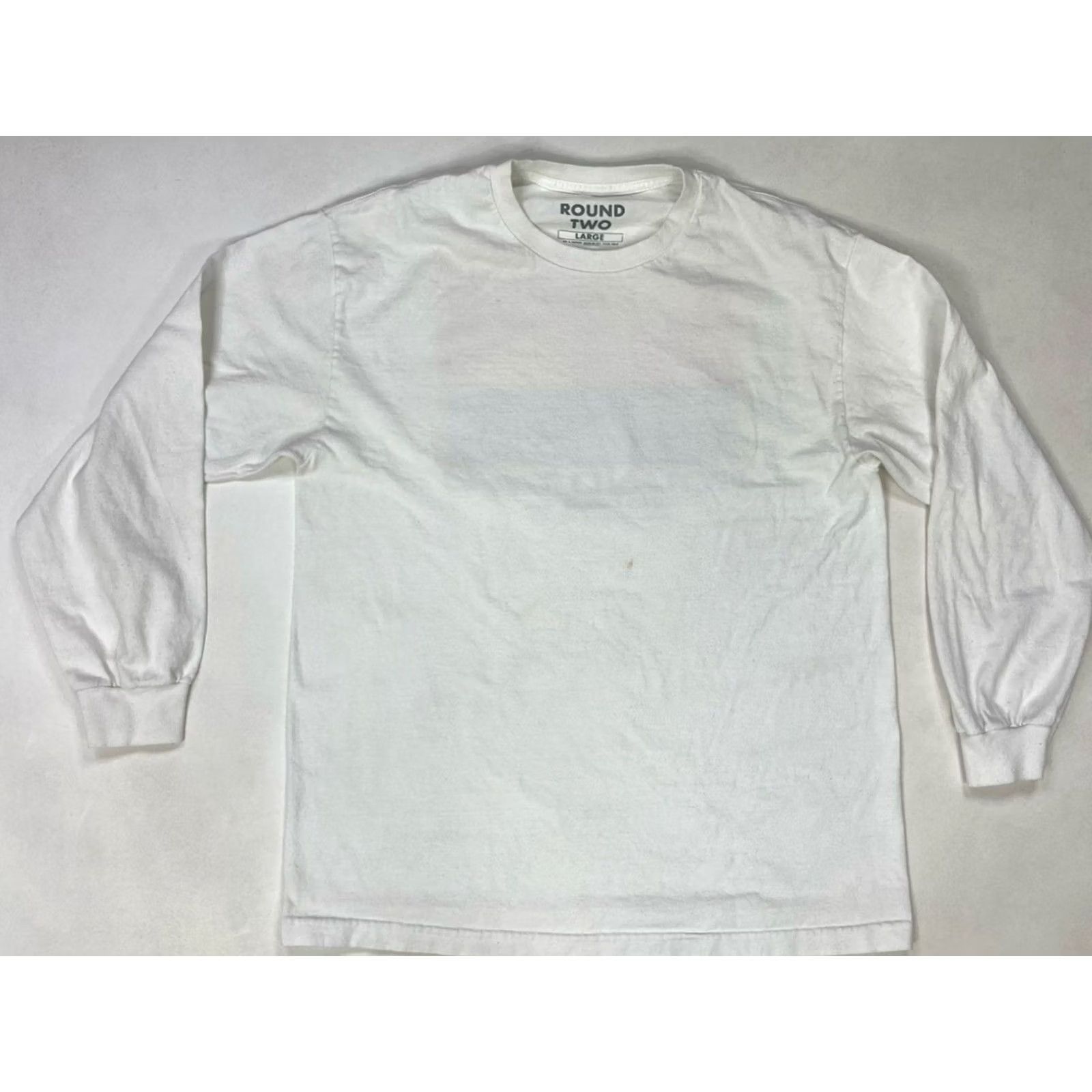 Round Two VINTAGE Round Two Miami Graphic T-shirt Men L White Long Sleeve Crew Neck Logo City USA 90s Mens Size US L / EU 52-54 / 3 - 3 Thumbnail