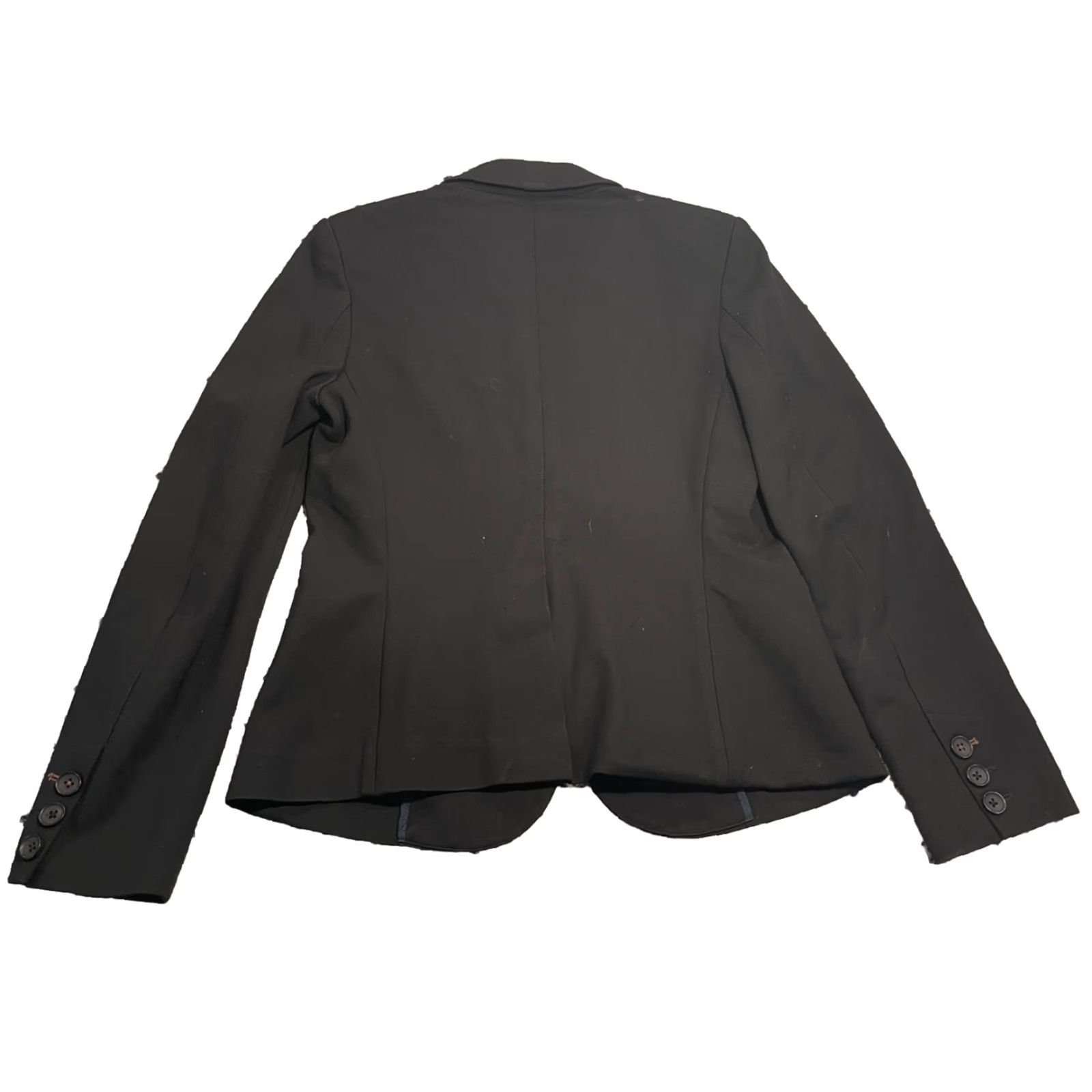 Vintage Boden Blazer Jacket Jersey Stretch Black 6R Womens Blazer Jacket Black Stretch Jersey 6R Women Size M / US 6-8 / IT 42-44 - 6 Thumbnail