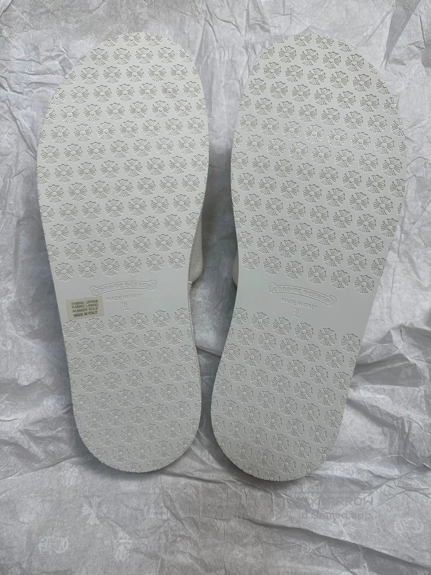 Chrome Hearts Chrome Hearts White Hotel Slippers. Size US 10 / EU 43 - 2 Thumbnail