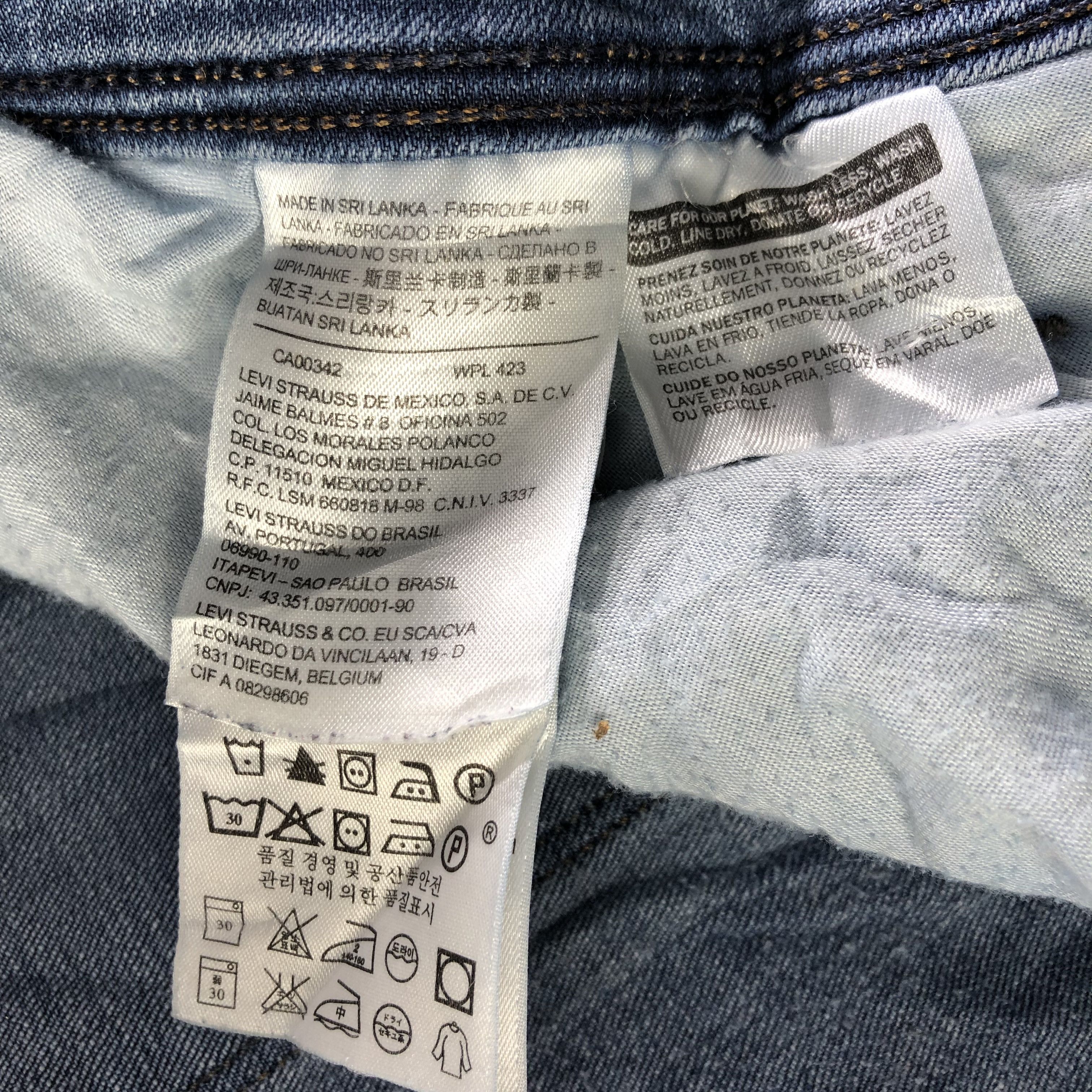 Levi's Vintage Levis 512 Jeans-J4334 Size 34" / US 12 / IT 48 - 11 Thumbnail