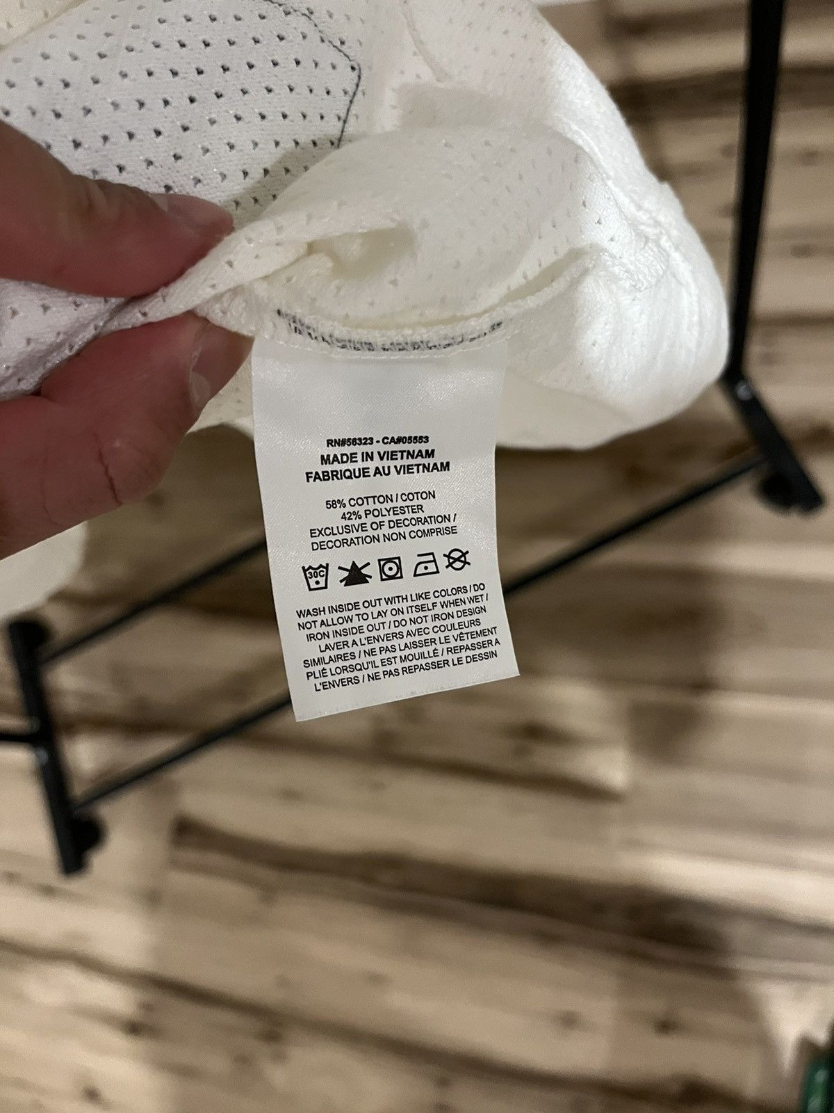 Nike × Stussy Stussy x Nike Dri-FIT Mesh Jersey – (Medium) – Sail – New Size US M / EU 48-50 / 2 - 6 Thumbnail