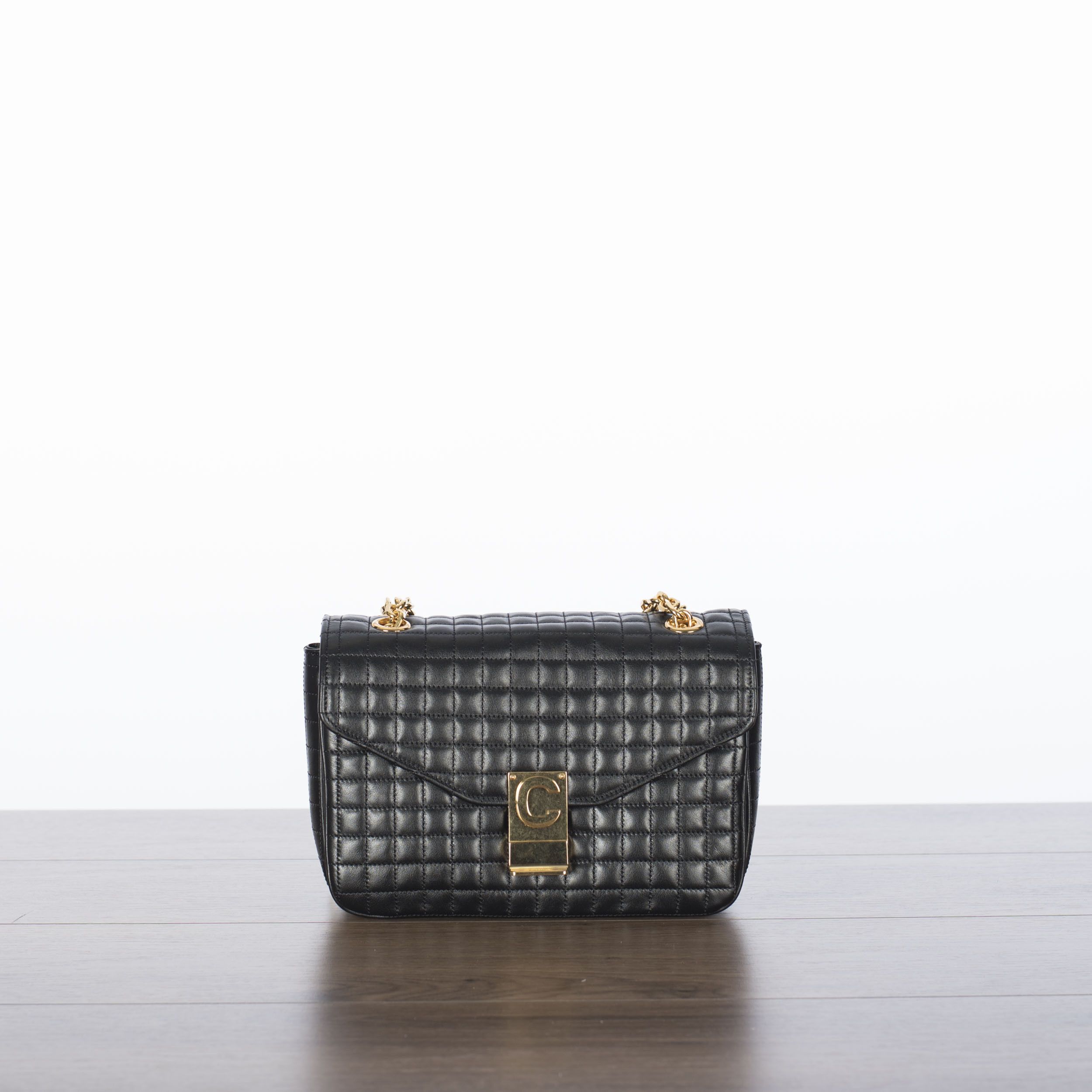 Celine Medium C Bag In Quilted Black Calfskin Size ONE SIZE - 2 Thumbnail