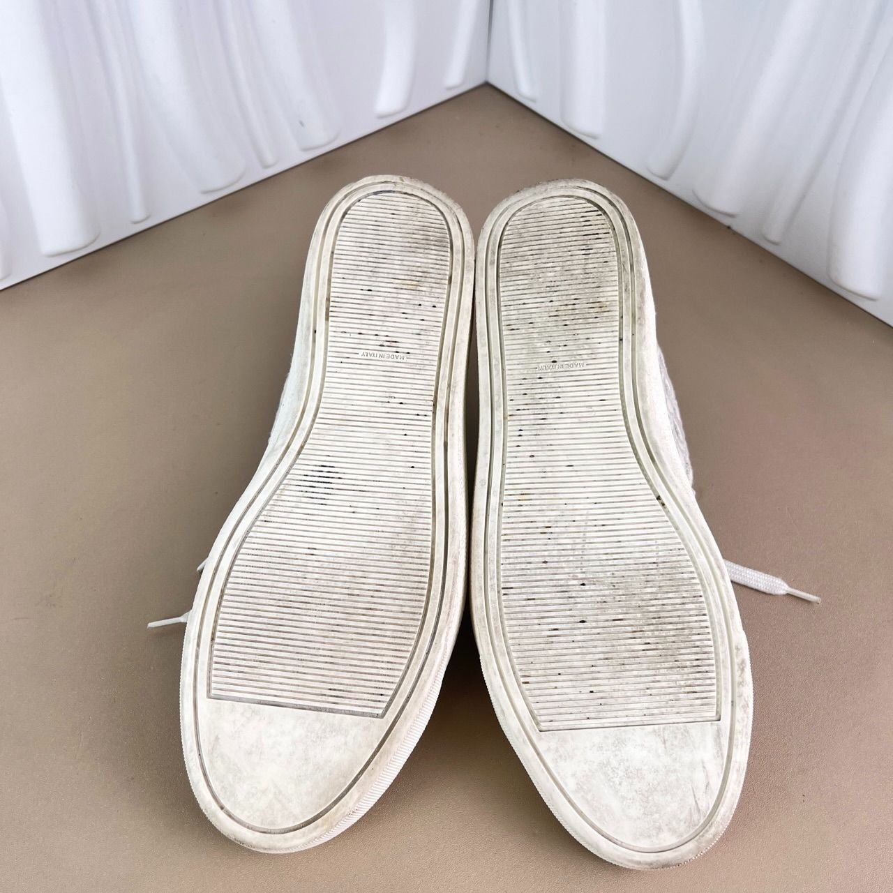 Chanel Chanel White Patent Leather Cutout Sneakers With Double C Lo Size US 7 / IT 37 - 4 Thumbnail