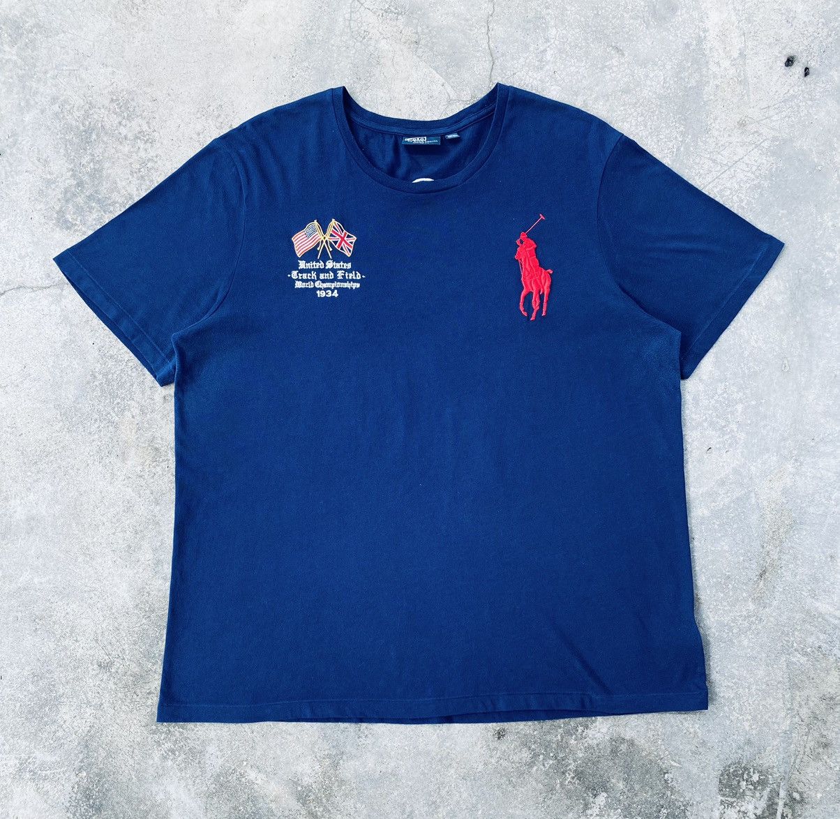 Polo Ralph Lauren Vintage Polo Ralph Lauren Usa 012 Tees Size US XL / EU 56 / 4 - 1 Thumbnail