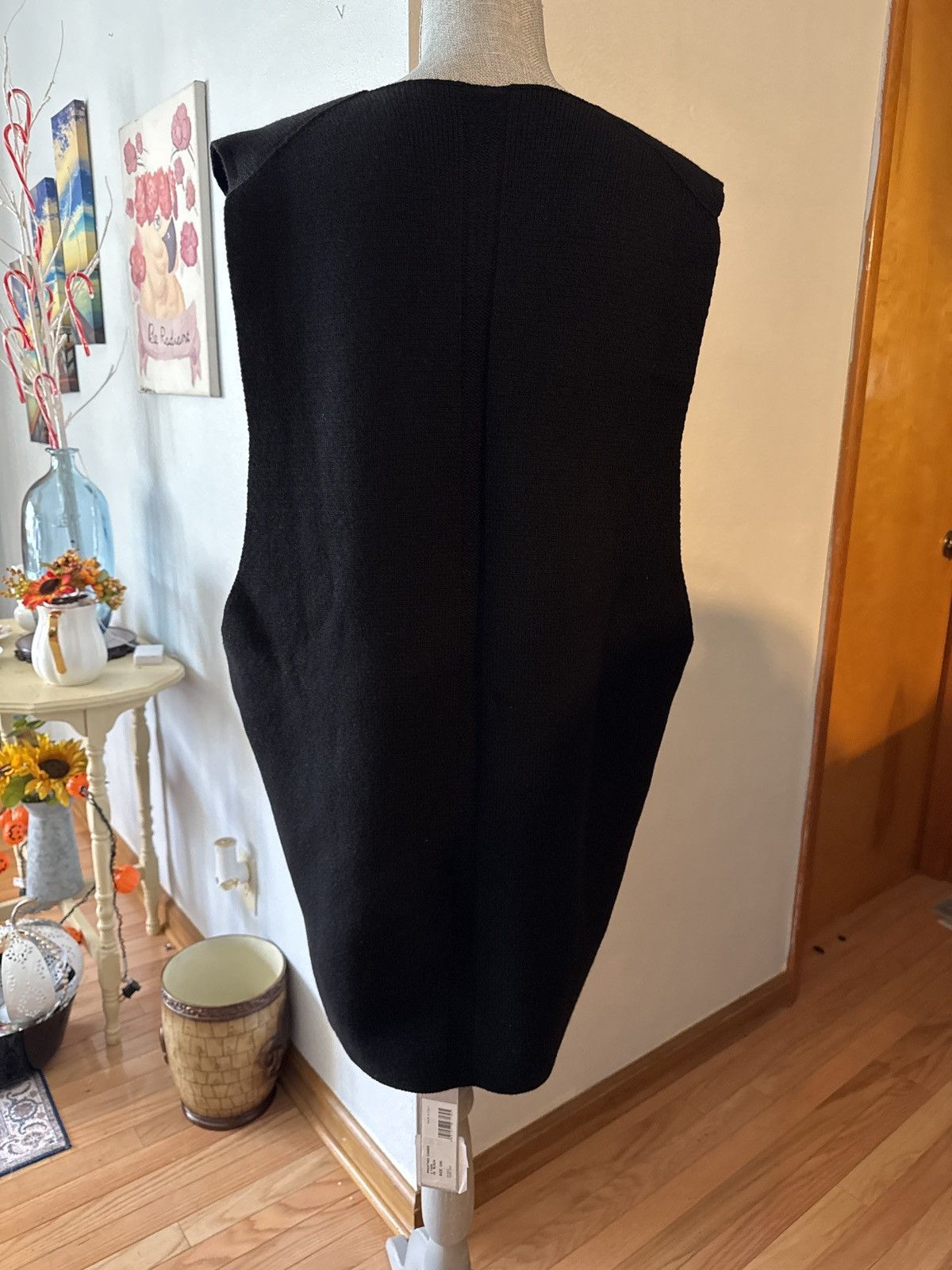 Rick Owens Rick Owens top in maglia v tank black cashmere One size NWT Size US L / EU 52-54 / 3 - 4 Thumbnail