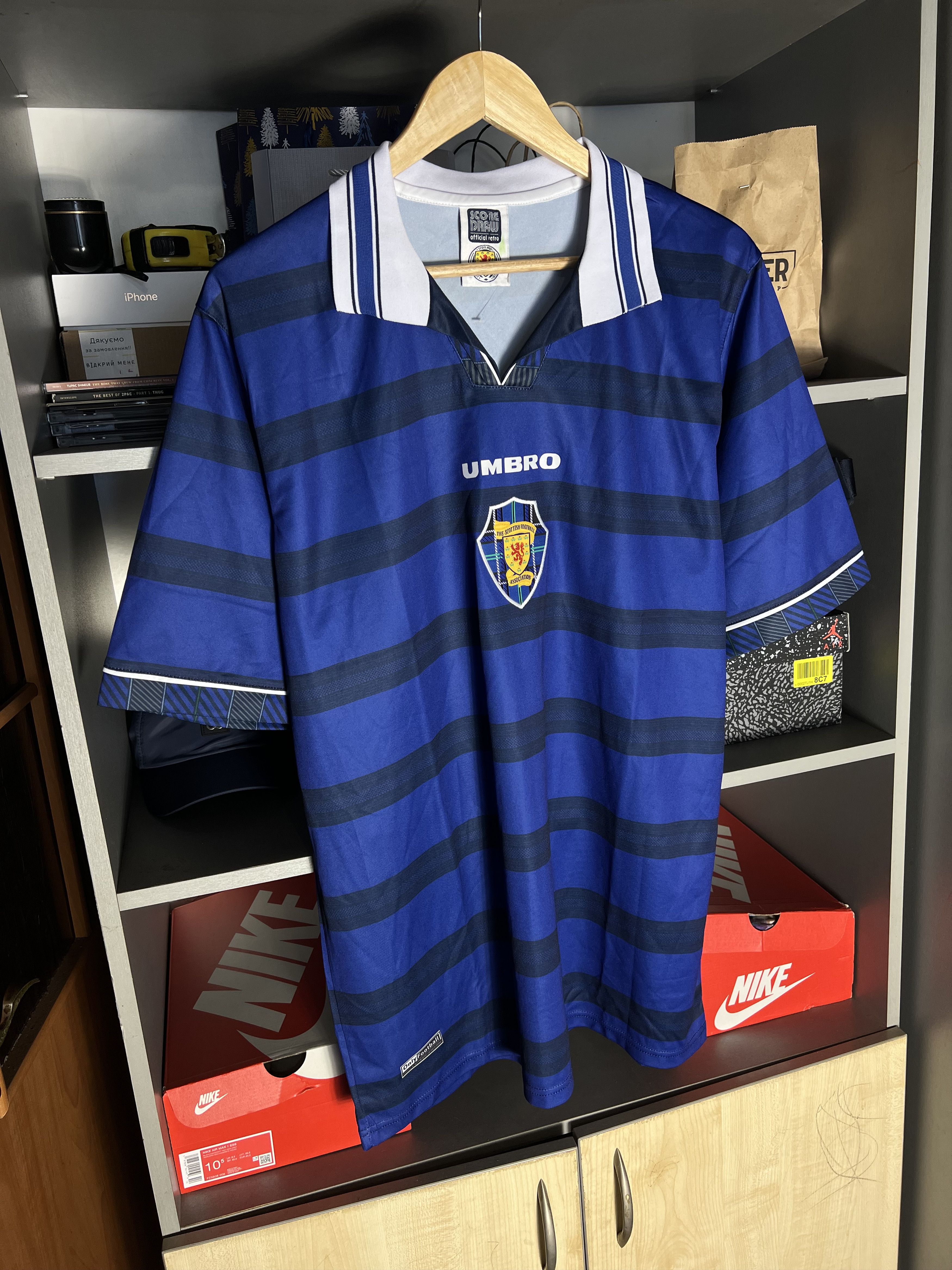 Umbro Vintage Umbro Scotland Retro Soccer Jersey Bloke Y2K 90s Size US XXL / EU 58 / 5 - 1 Thumbnail
