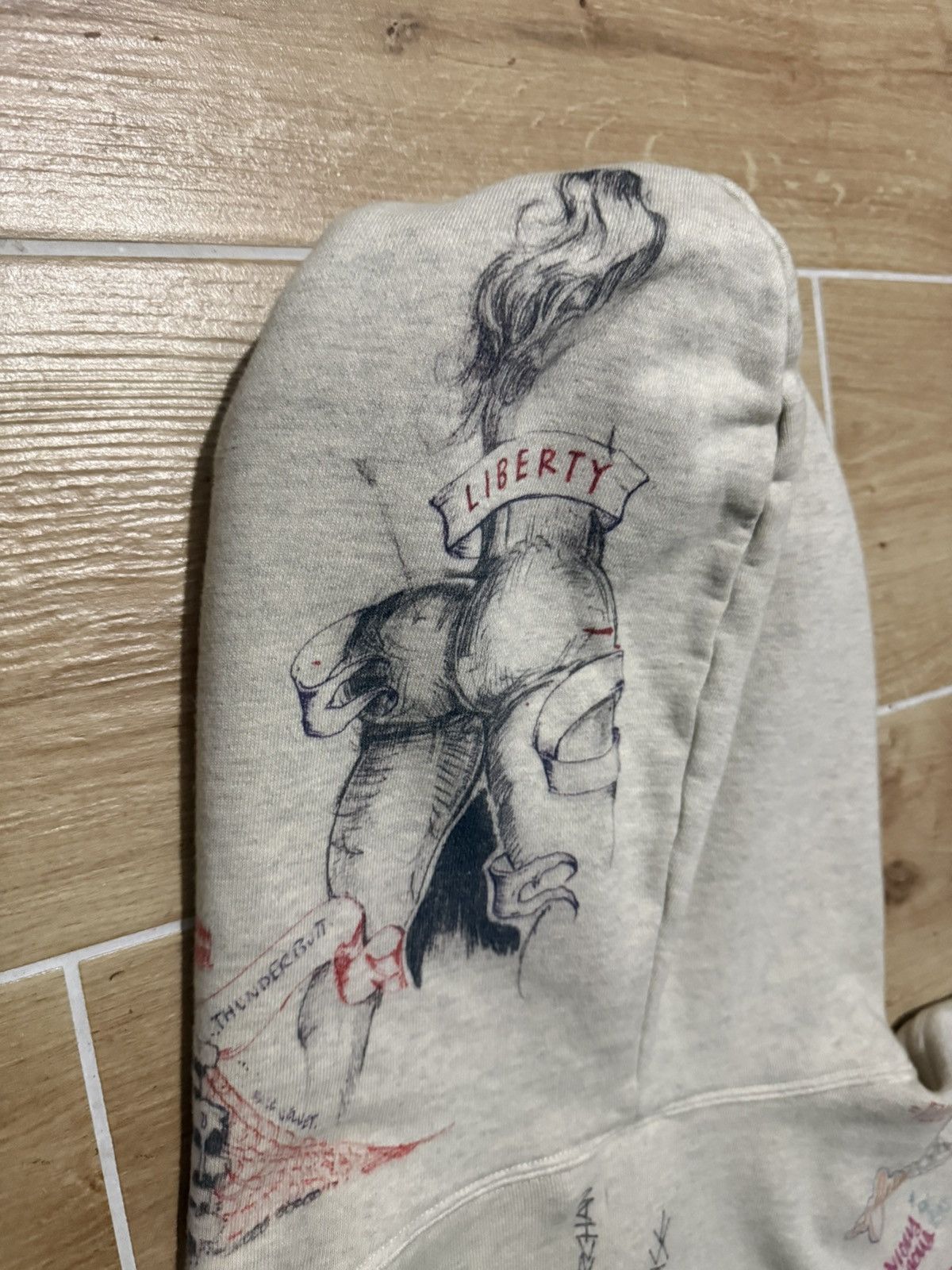 Born X Raised × Saint Michael Saint Michael x Born X Raised All Over Graffiti Hoodie XL Size US XL / EU 56 / 4 - 15 Thumbnail