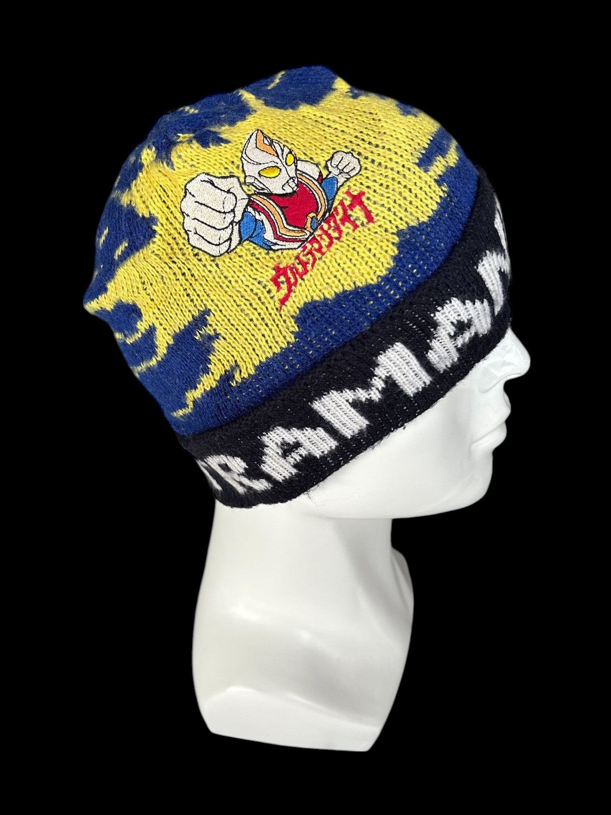 Japanese Brand × Kapital × Vintage Vintage Ultraman Japanese Cartoon Anime Beanie Hats Rare🎌☠️ Size ONE SIZE - 1 Thumbnail