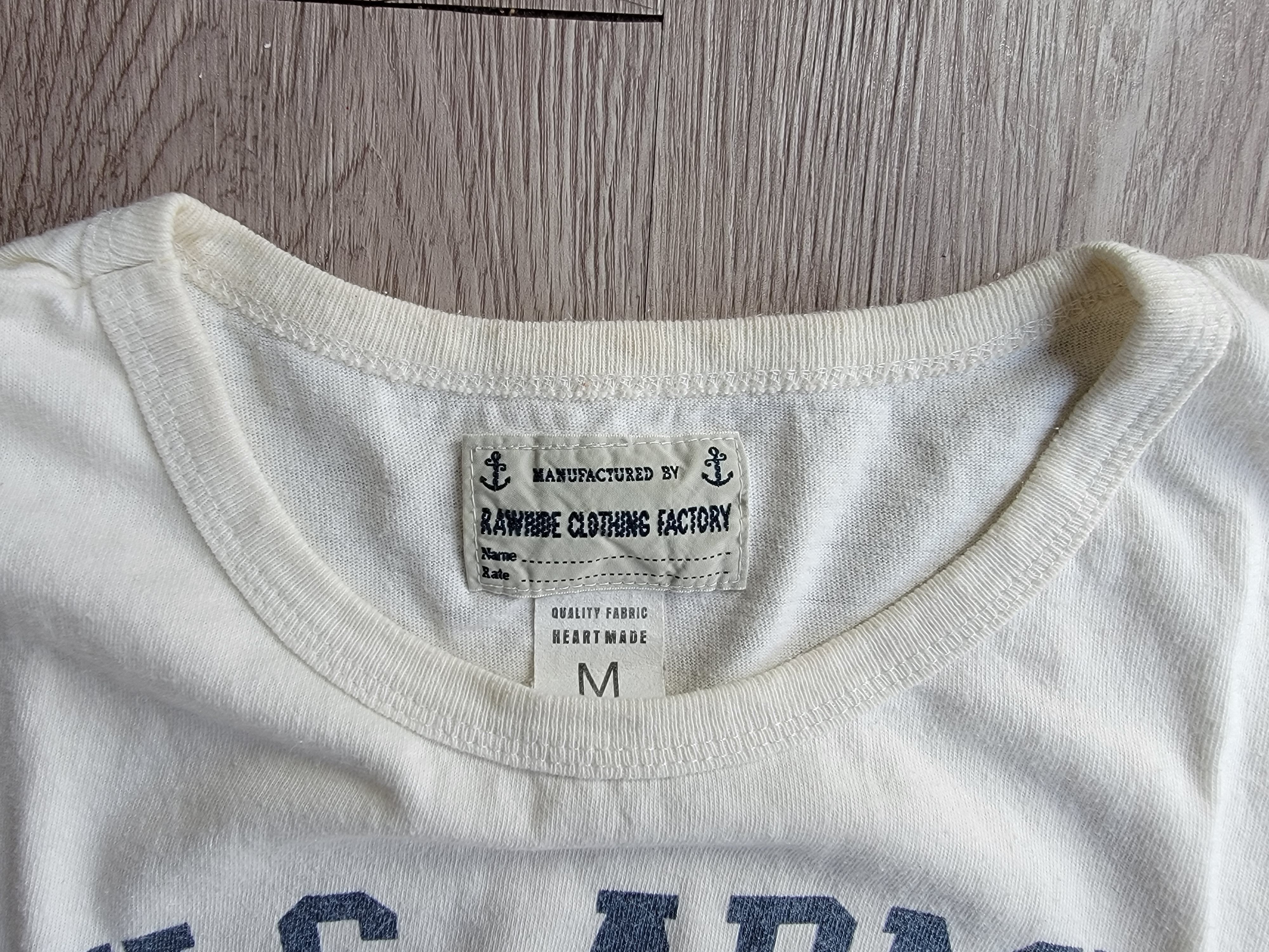 Japanese Brand RAWHIDE CLOTHING FACTORY Printed Crewneck T-shirt - Size S Size US S / EU 44-46 / 1 - 6 Thumbnail