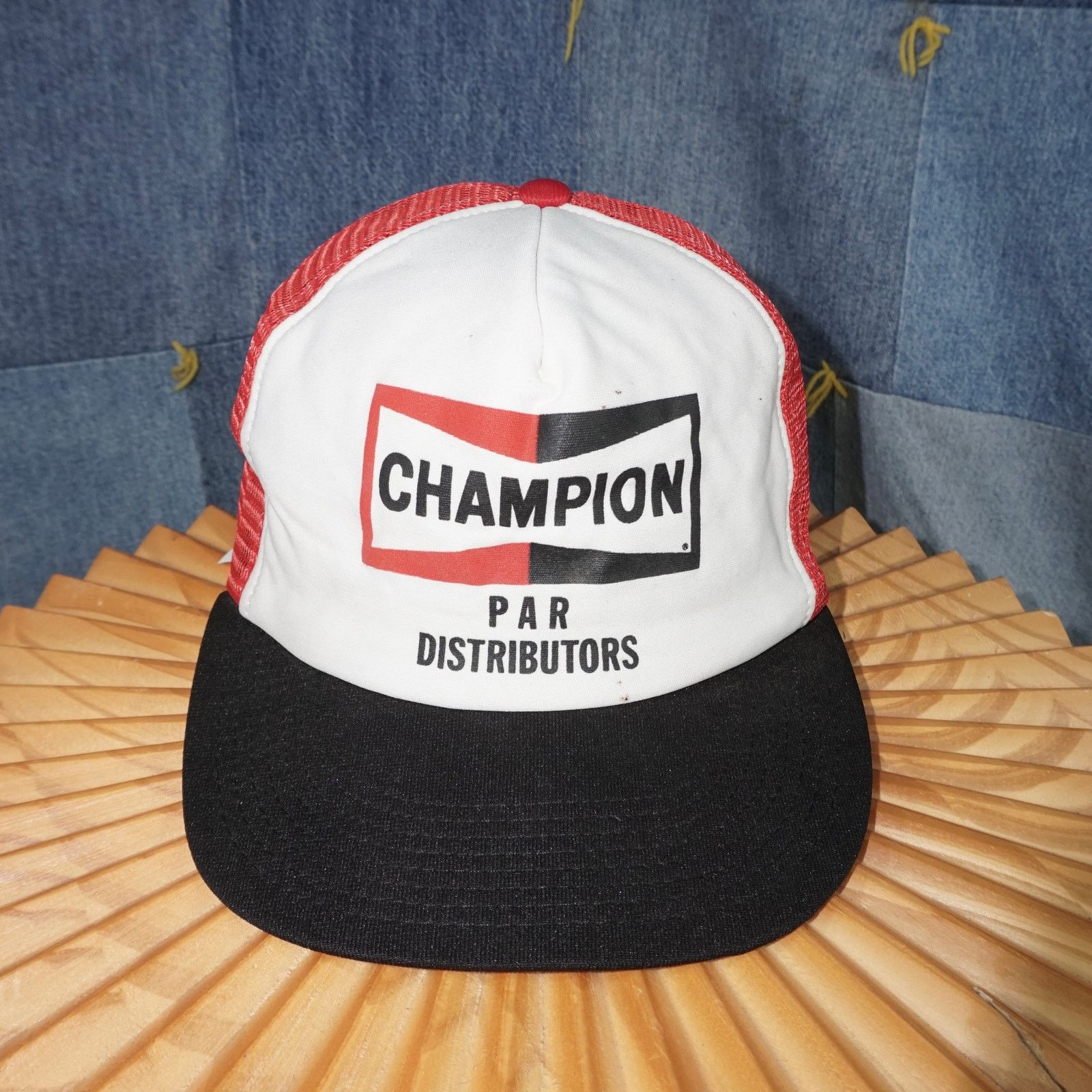 Champion OSFA - Vintage champion PAR distributors 1990s trucker hat Size ONE SIZE - 1 Thumbnail