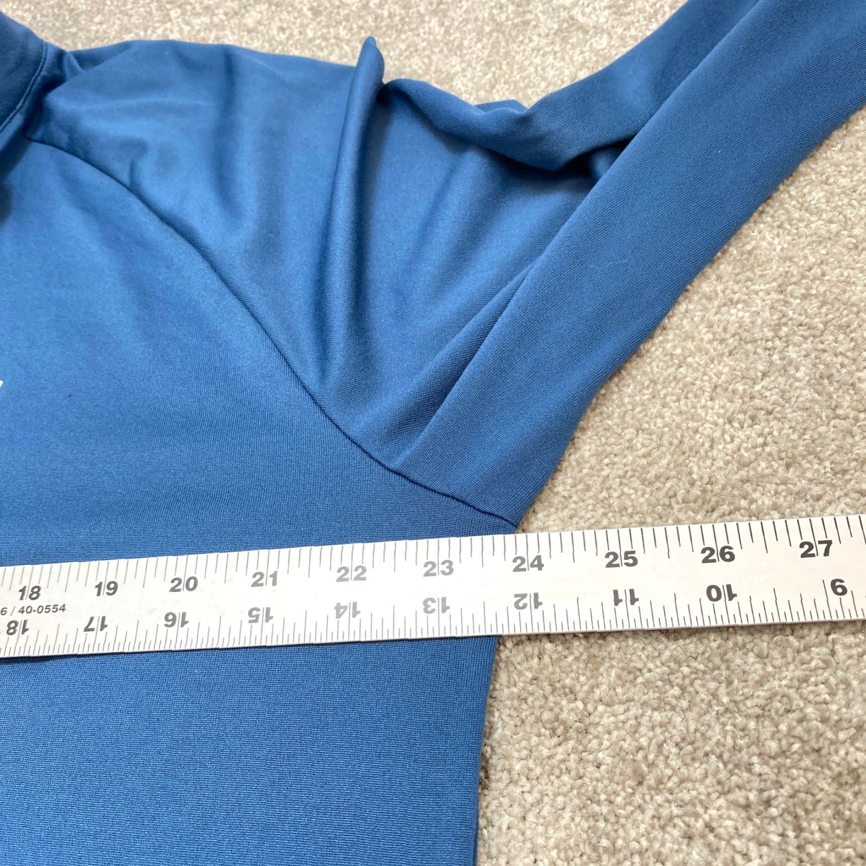 Under Armour Under Armour Pullover 1/4 Zip Shirt Mens Large Blue Long Sleeve Heat Gear 6838 Size US L / EU 52-54 / 3 - 7 Thumbnail