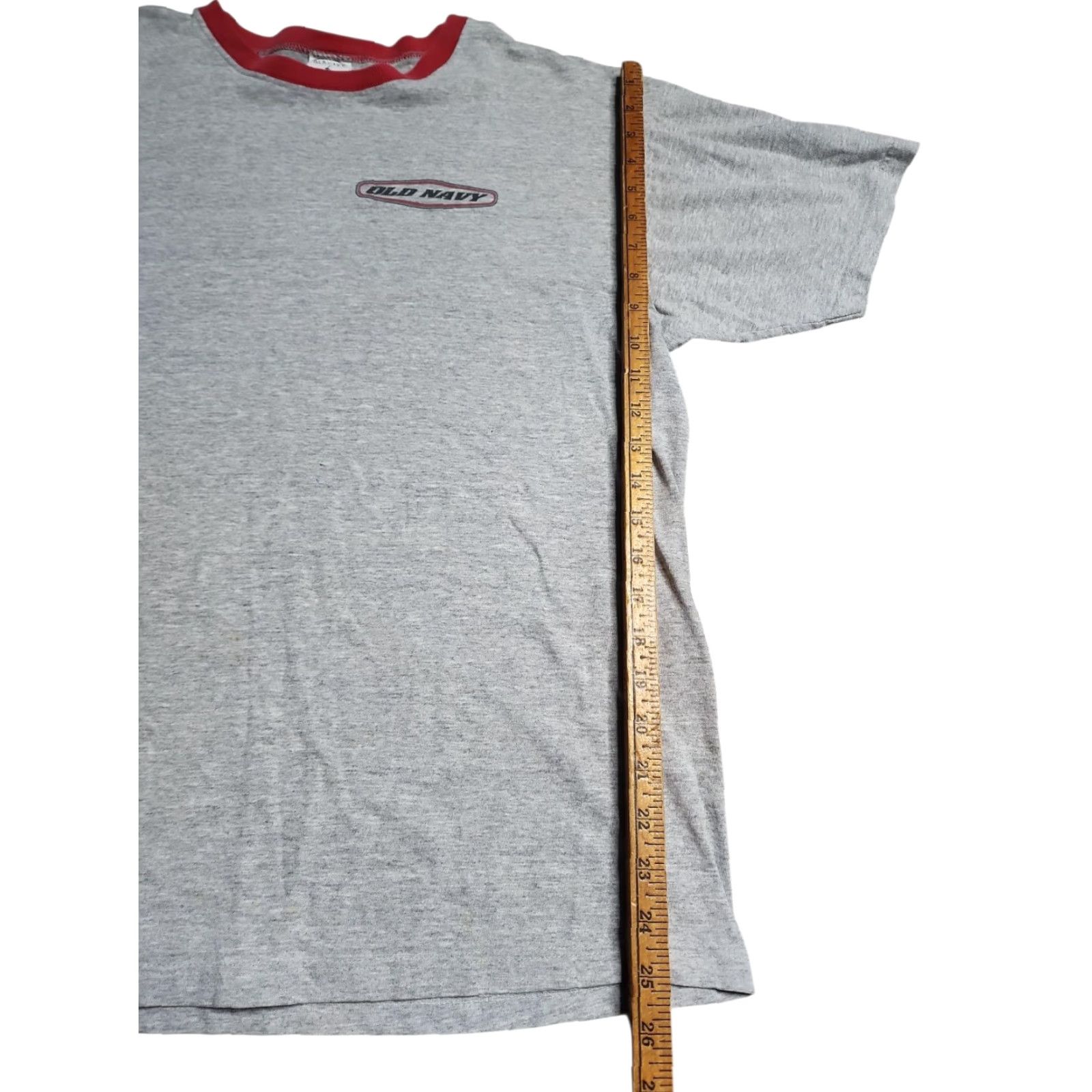 Old Navy VINTAGE Old Navy Mens T-Shirt L Gray Graphic Print 90s USA Grunge Hipster Casual Size US L / EU 52-54 / 3 - 4 Thumbnail