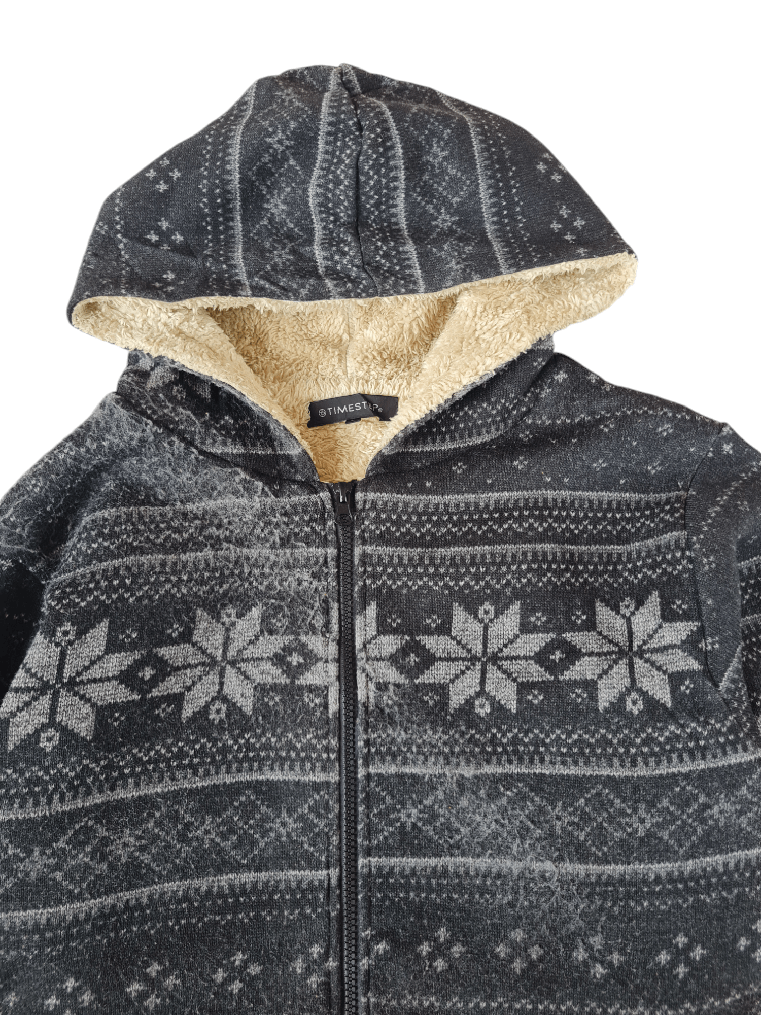 Japanese Brand × Vintage Vtg Timestep Hoodie Zipper Wool Jacket Navajo Size US L / EU 52-54 / 3 - 4 Thumbnail