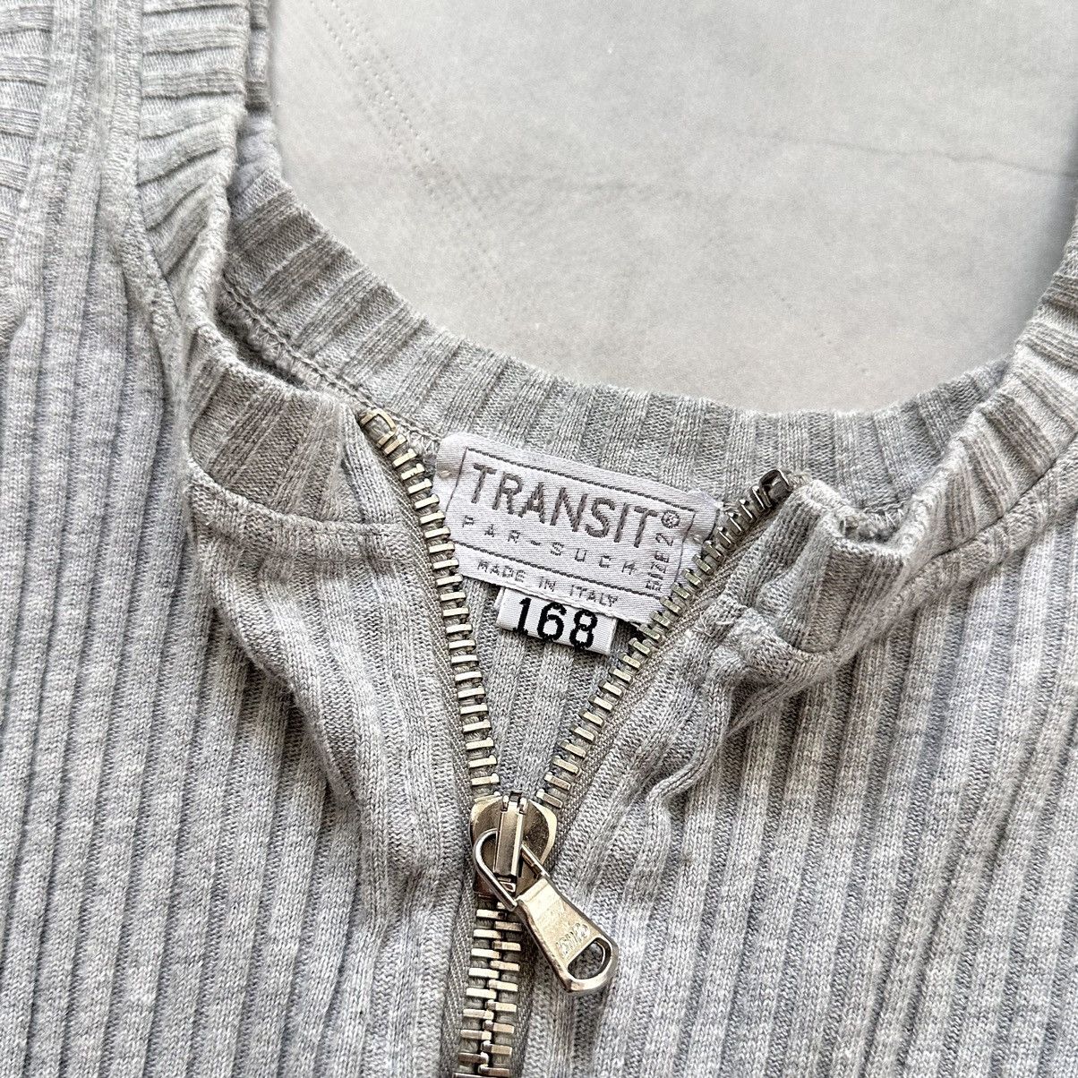 Transit Vintage Transit Par Such Ribbed Bodysuit Zip Tank Top Size M / US 6-8 / IT 42-44 - 2 Thumbnail