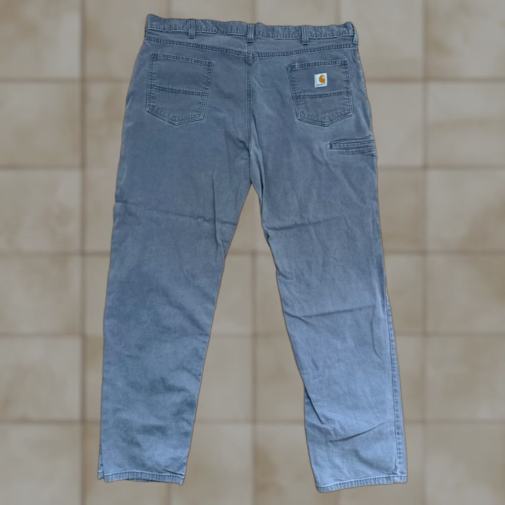 Carhartt Carhartt Pants Men 44x32 Gray Relaxed Fit Rugged Flex Rigby 5-Pocket 102517-039 Size US 38 / EU 54 - 1 Thumbnail