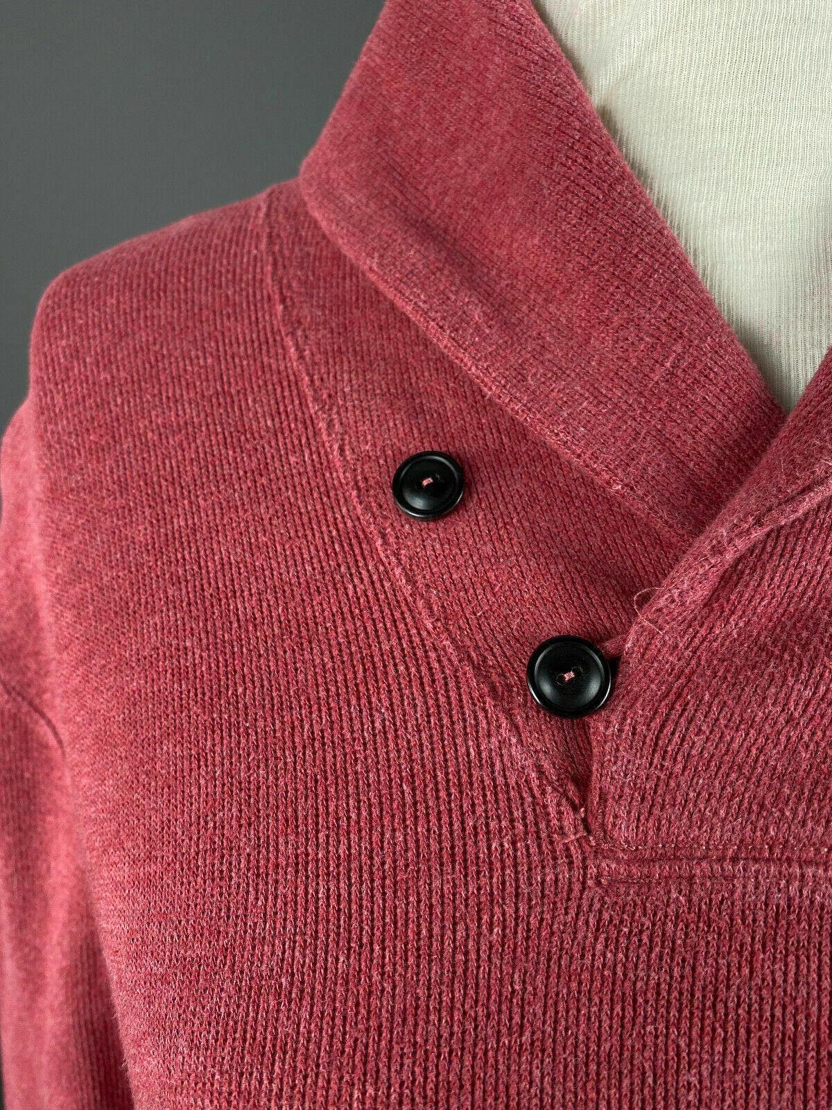 Polo Ralph Lauren Polo Ralph Lauren Red Cotton Shawl Sweatshirt Sweater Size M Size M / US 6-8 / IT 42-44 - 5 Thumbnail