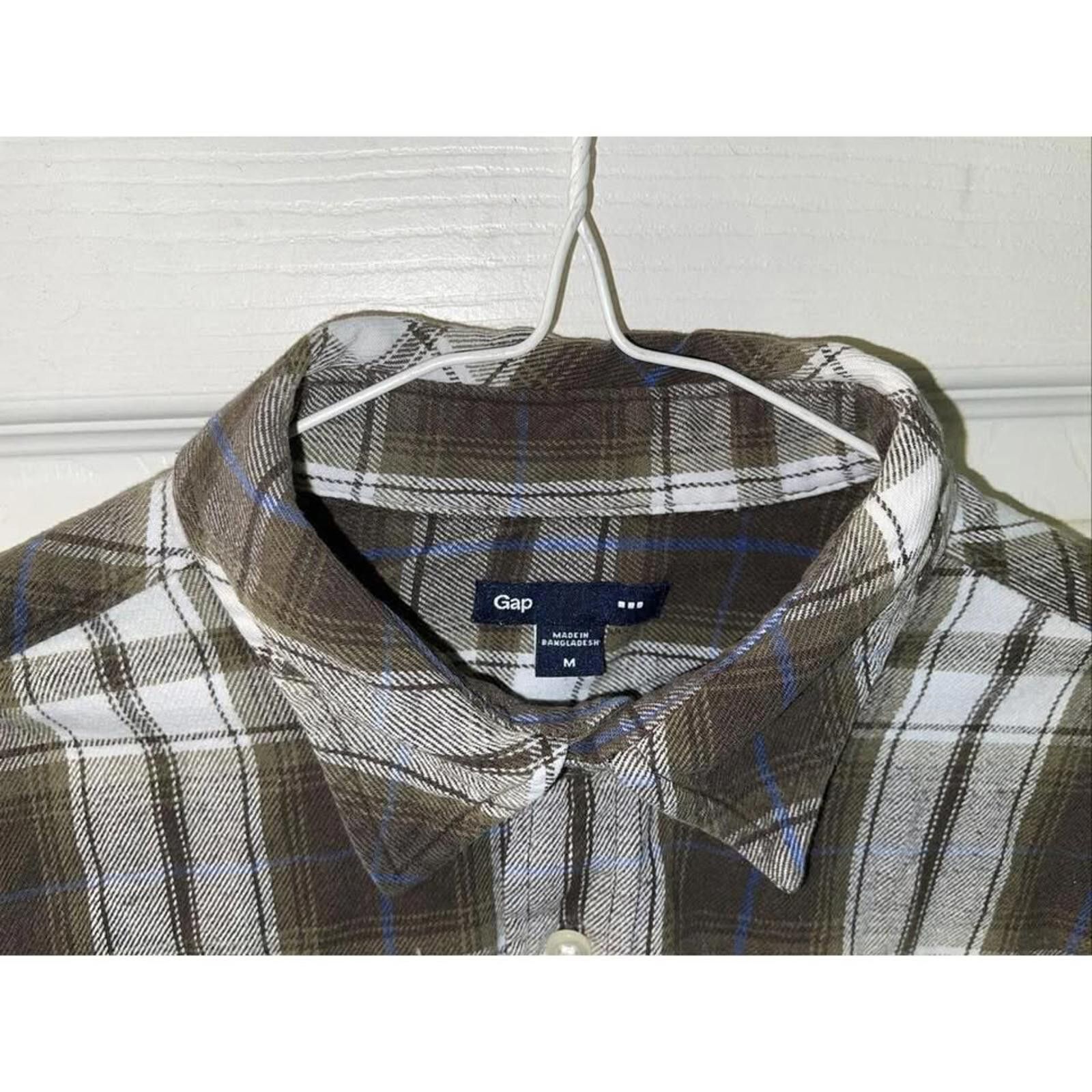 Other Gap Men's Plaid Flannel Shirt - Size M Size US M / EU 48-50 / 2 - 2 Thumbnail