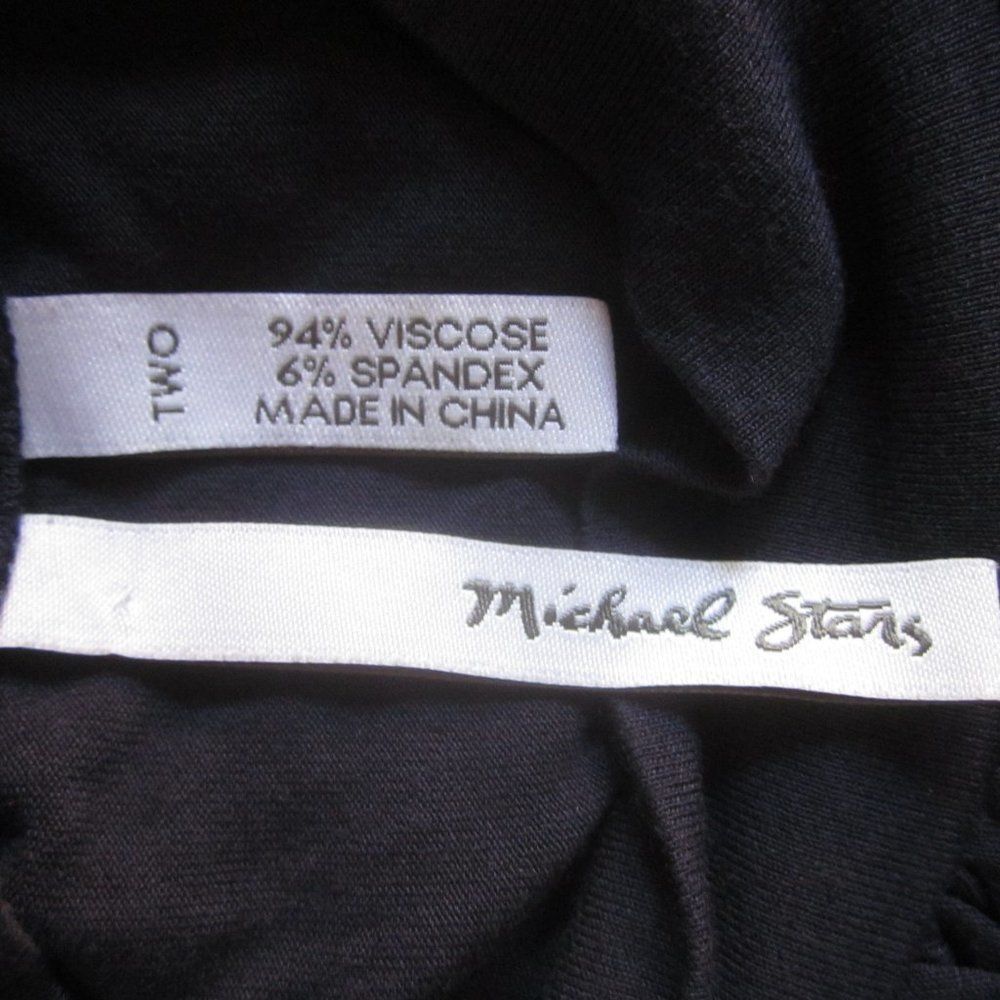 Michael Stars Michael Stars Summet Sleeveless Stretch Blue Ruffle Dress Si Size XS / US 0-2 / IT 36-38 - 2 Thumbnail