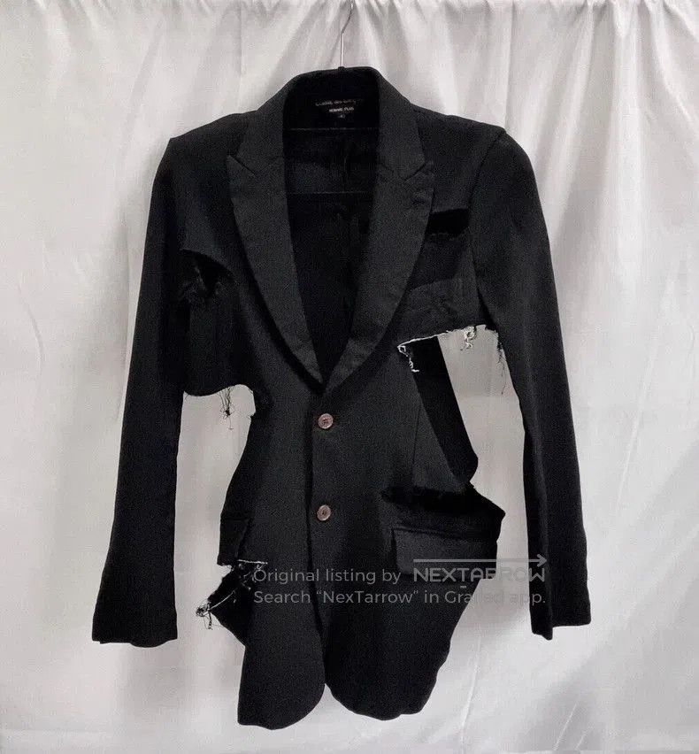 Comme des Garcons CDG Deconstructed Blazer Jacket XS. Size US XS / EU 42 / 0 - 1 Thumbnail