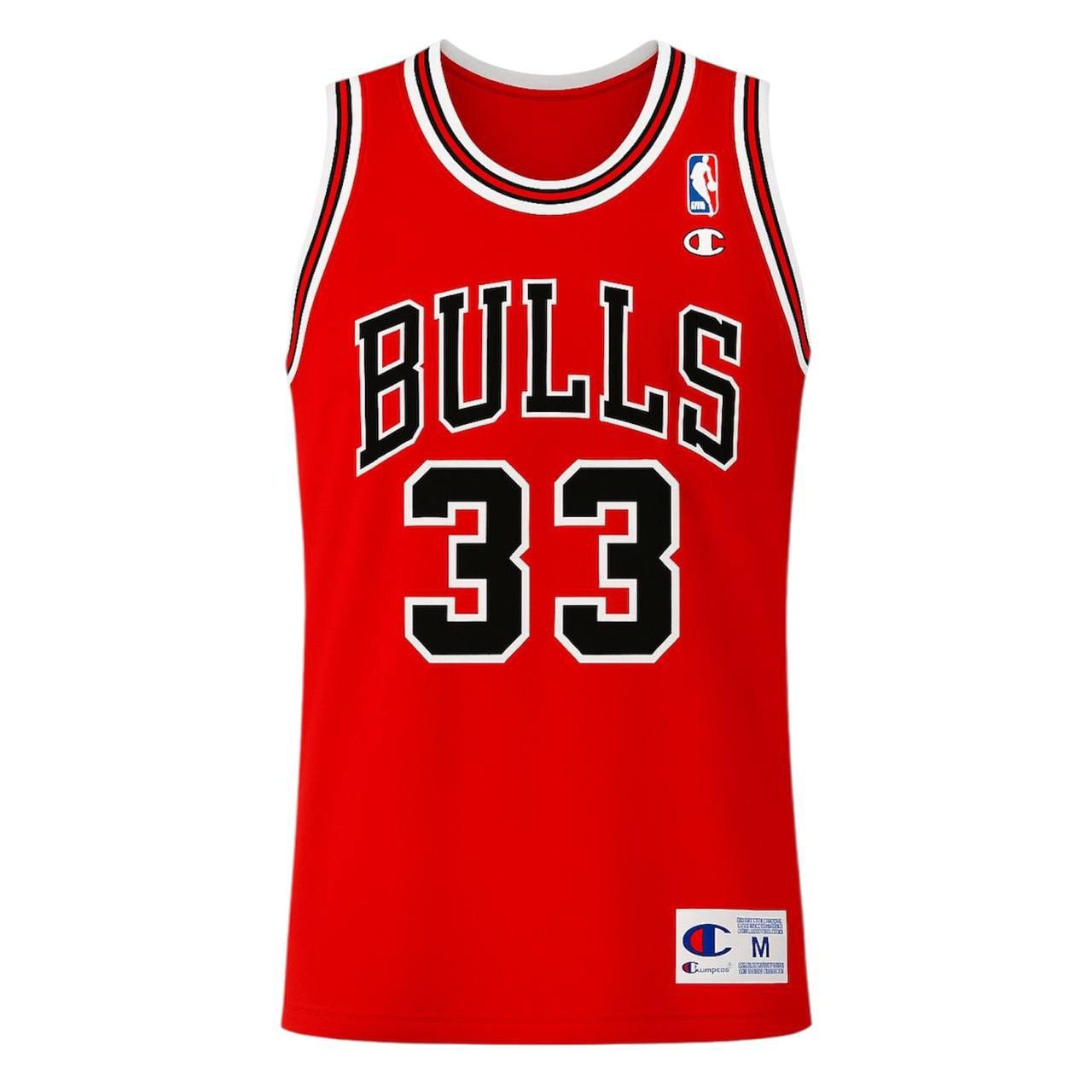 NBA NBA CHICAGO BULLS #33 PIPPEN 90’S BASKETBALL JERSEY RARE M Size US M / EU 48-50 / 2 - 1 Thumbnail