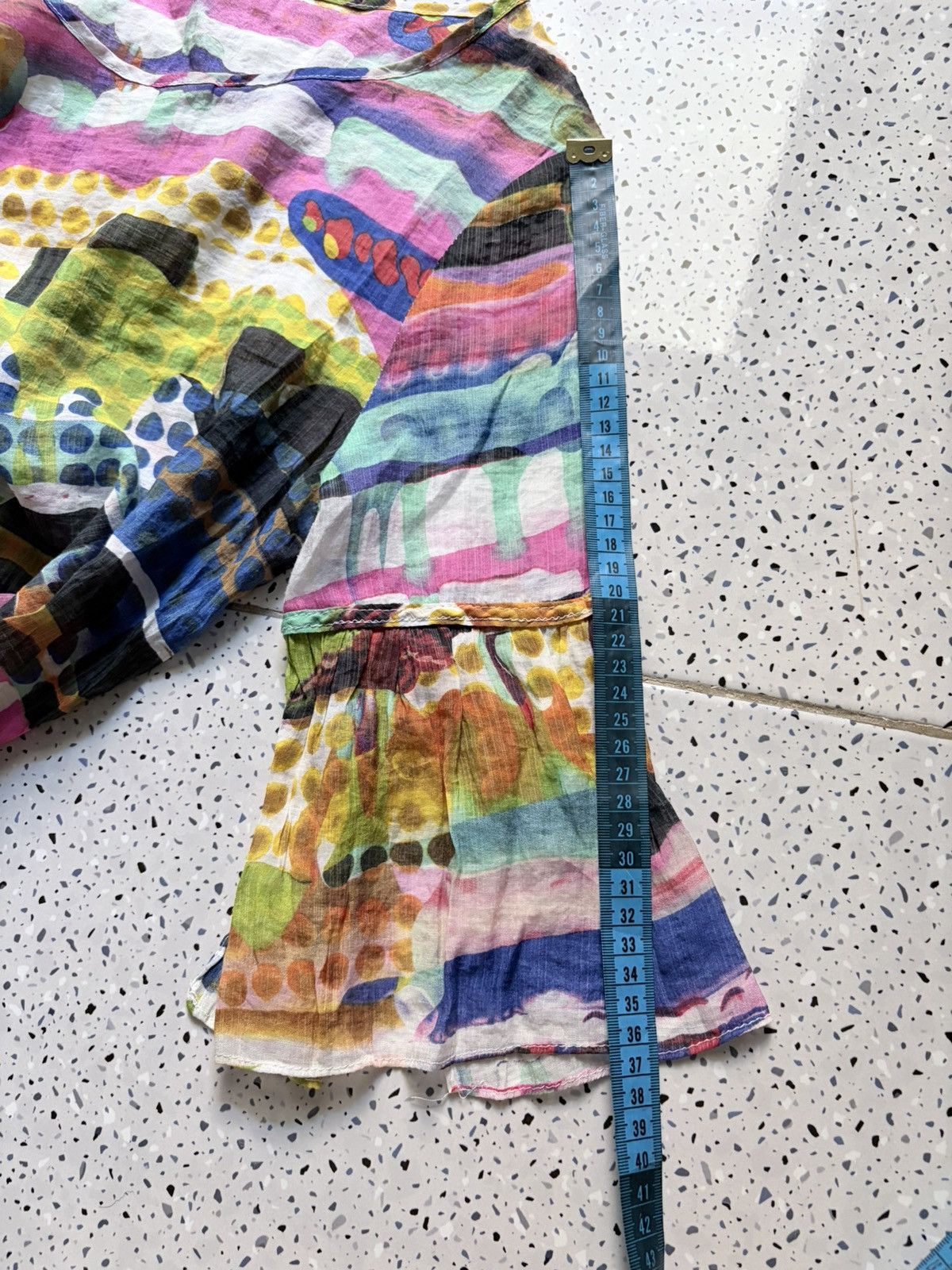 Japanese Brand Unknown Y2K Abstract Pop Art Women Tops Size M / US 6-8 / IT 42-44 - 10 Thumbnail