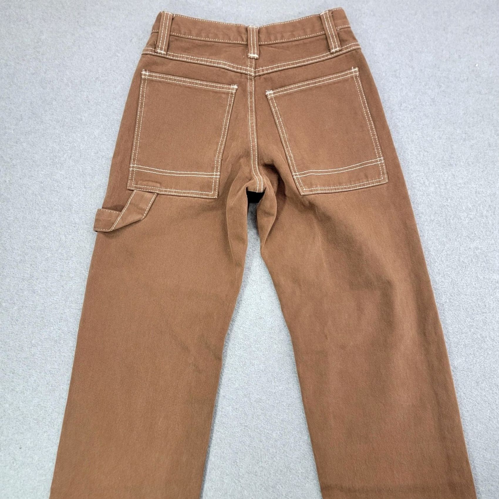 Vintage VINTAGE J Galt Pants Mens Small Brown Carpenter Workwear Hammer Loop Straight Leg Size US 29 - 5 Thumbnail