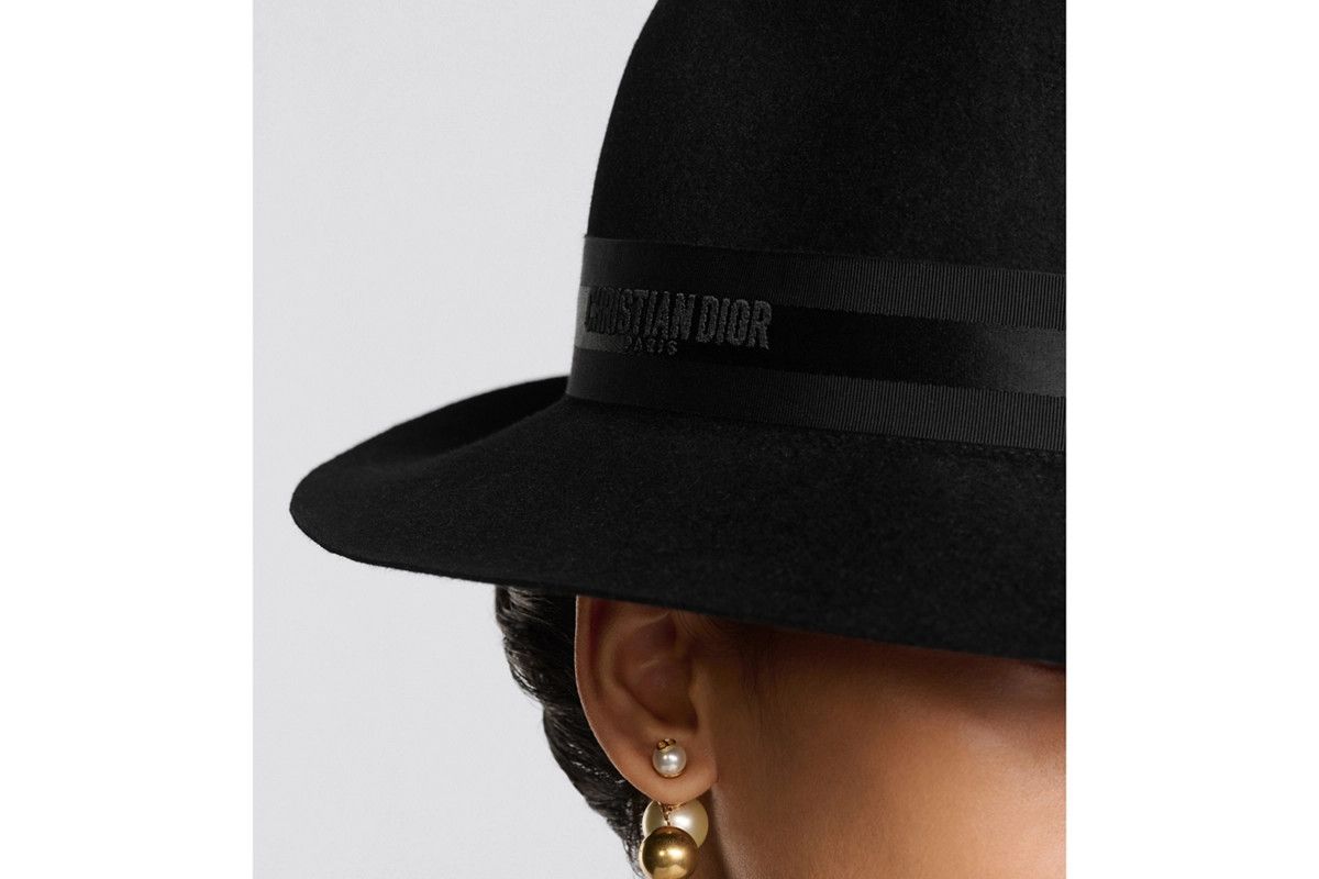 Dior o1bcso1str0226 Size:OS/Diorunway Fedora in Black Size ONE SIZE - 8 Thumbnail