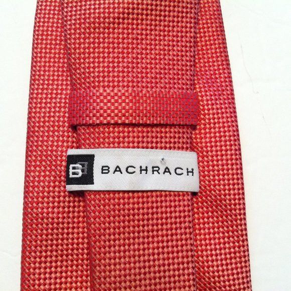 Bachrach BACHRACH MEN'S NEW 100%SILK TIE WIDTH: 3 3/4" Size ONE SIZE - 4 Thumbnail