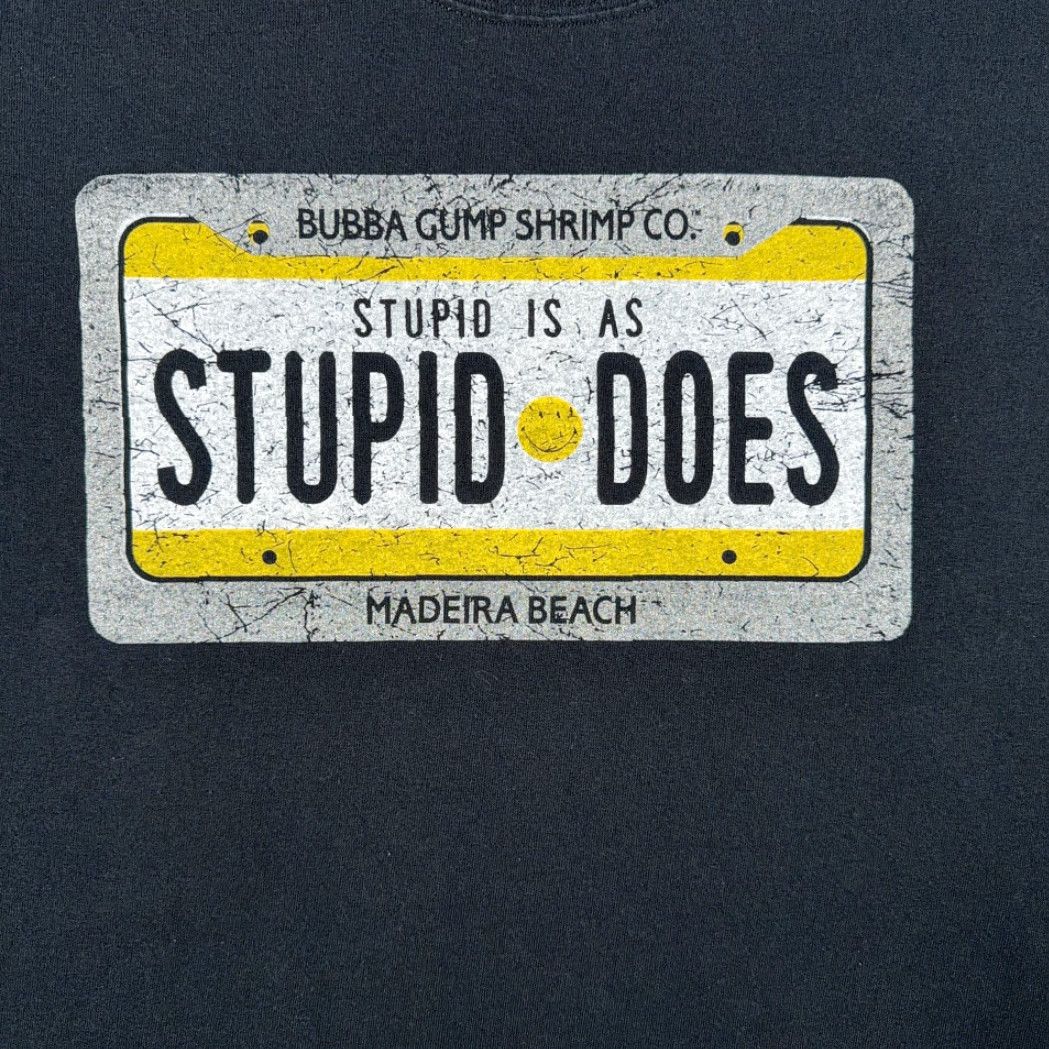 Shrimps VINTAGE Bubba Gump Shrimp Shirt Adult LARGE Black Madei ra Beach Stupid Is Y2K Size US L / EU 52-54 / 3 - 2 Thumbnail