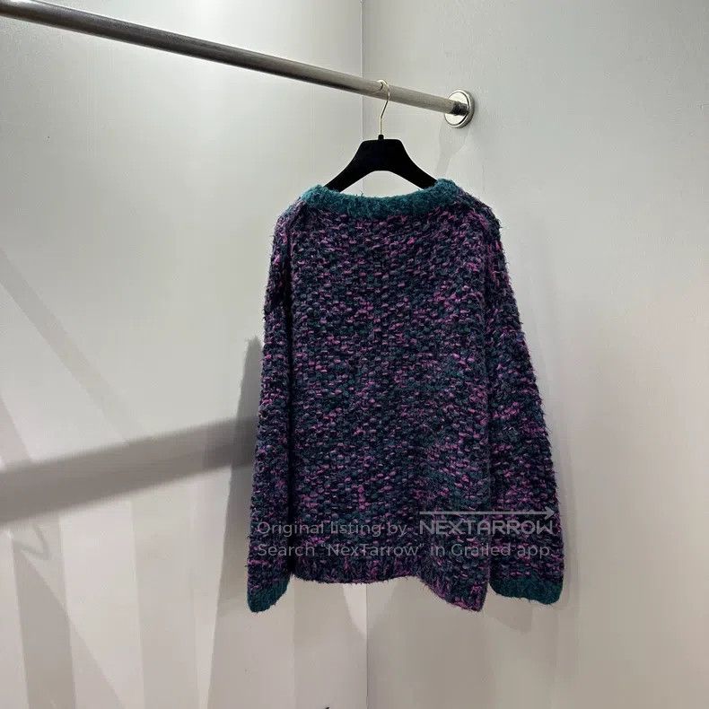 Chanel Chanel 23B color-blocked four-pocket knitted cardigan coat Size XS / US 0-2 / IT 36-38 - 2 Thumbnail